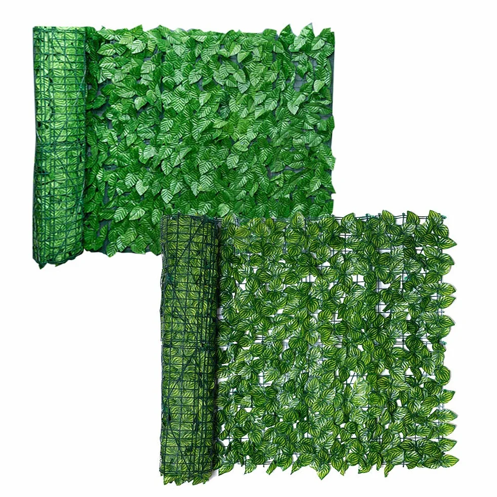 Panel ogrodzeniowy ze sztucznych liści arbuza, ekran prywatności, 0,5 m x 1 m/3 m, ogrodzenie balkonowe