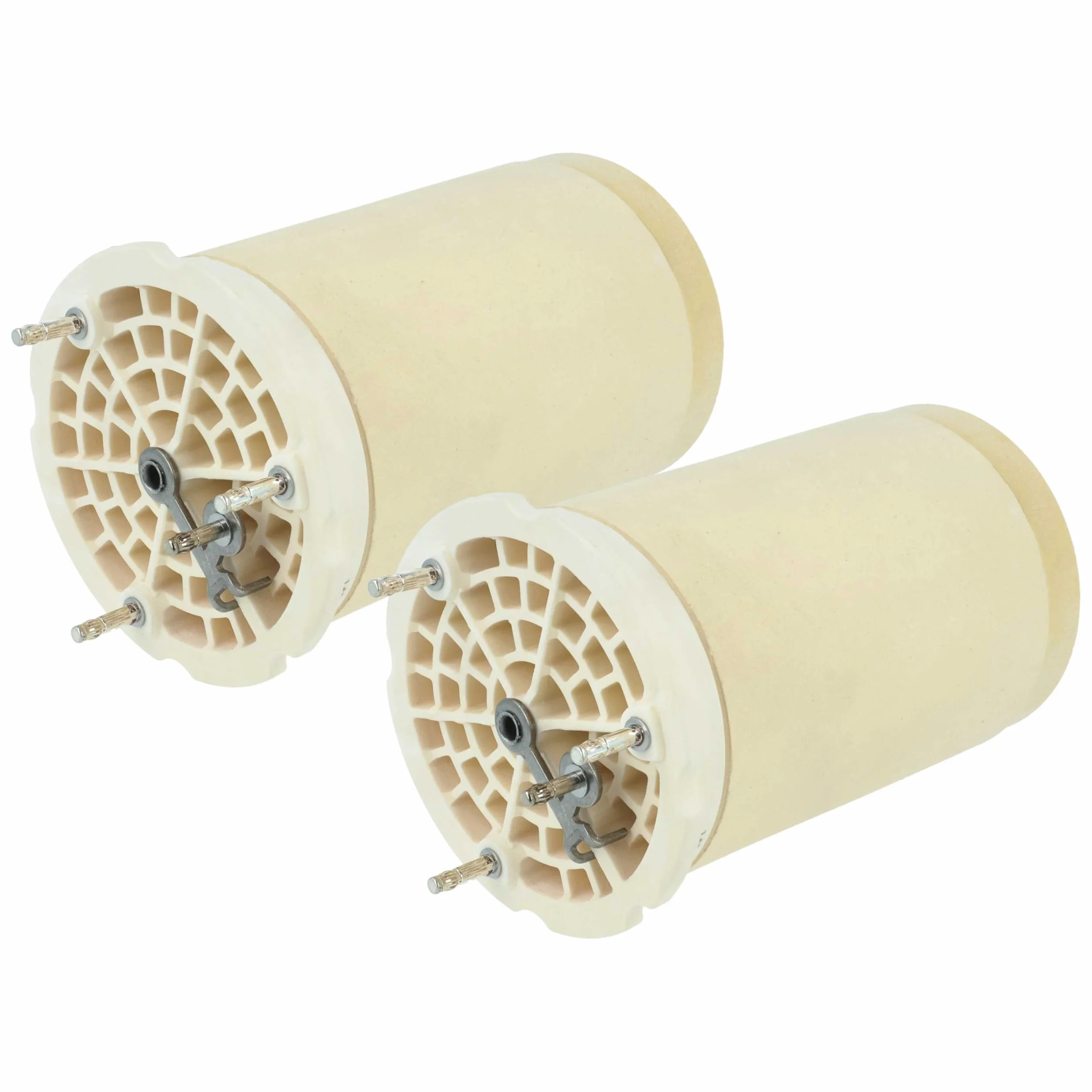 vhbw 2 x element grzejny kompatybilny z Leister LHS 61L Premium, 61L Classic Spawacz na gorące powietrze, 16000 W, ceramiczny, 8,4 x 15,8 cm