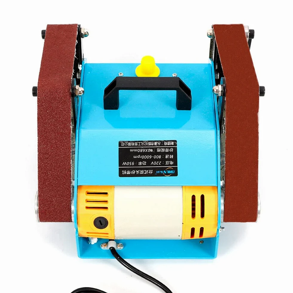 Elektryczna Podwójna Szlifierka Stołowa, 950 W, Szlifierka Taśmowa, 800-6000 obr./min