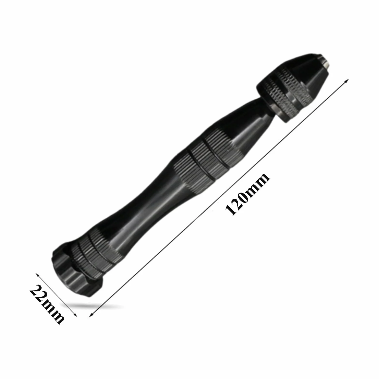 12 cm wiertarka ręczna z 14 szt. Mini Twist Drill 0,5 mm-3 mm czarna duża wiertarka ręczna do modelarstwa