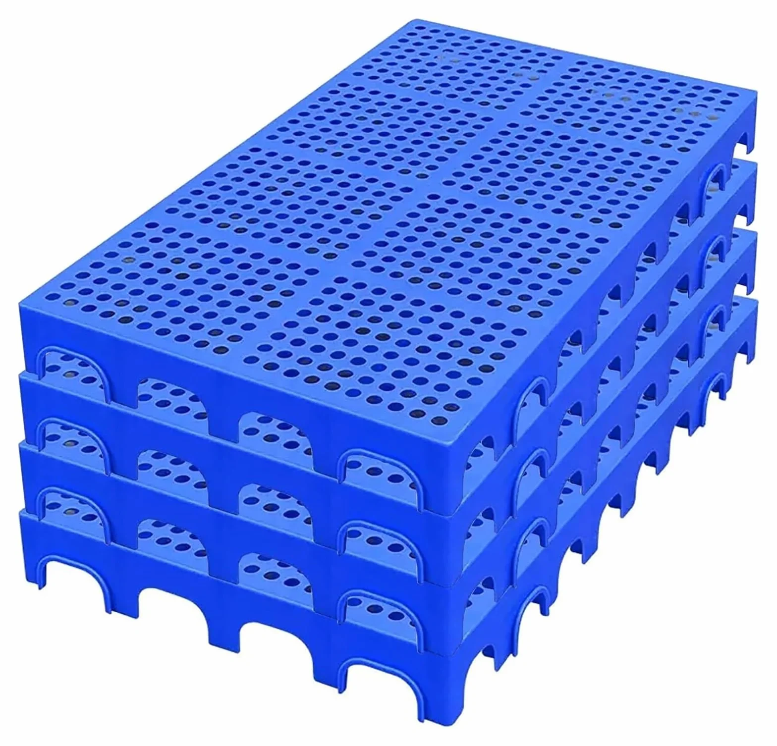 Palety magazynowe ABS | Wielokolorowy 4-częściowy garaż w piwnicy Warsztat kuchenny: Organizer do przechowywania(Blu)