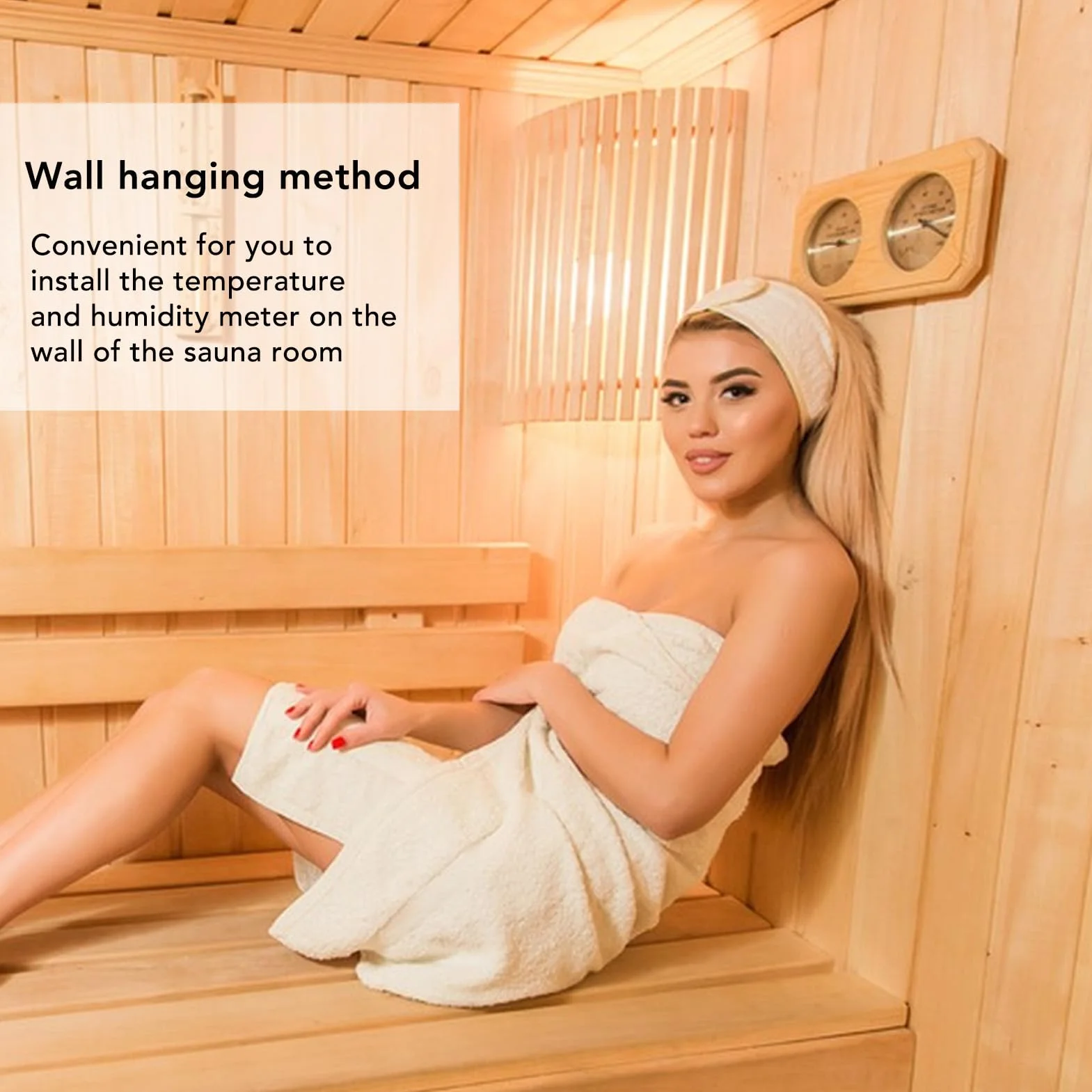 Sauna Termometr i Higrometr 2 w 1 Monitor Wilgotności