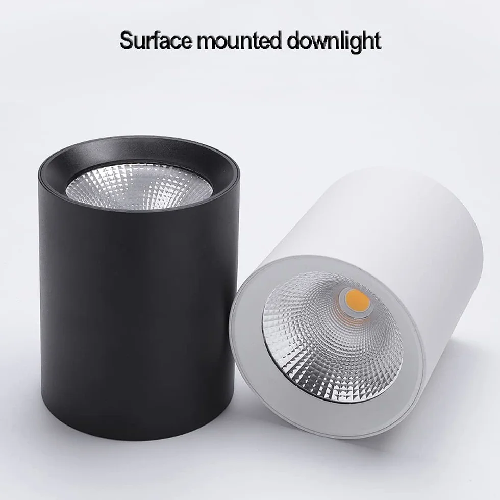 Oprawy typu downlight do sufitu Okrągłe oprawy LED typu Downlight 7W 15W 24W Sufitowe lampy punktowe LED AC90 260V Lampa LED Oświetlenie wewnętrzne Proste