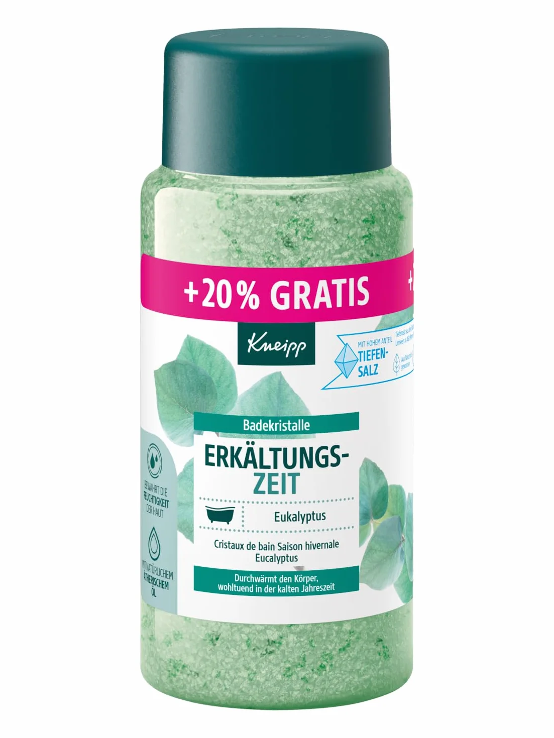 Kneipp Eukalyptus Sól do Kąpieli, 720 g