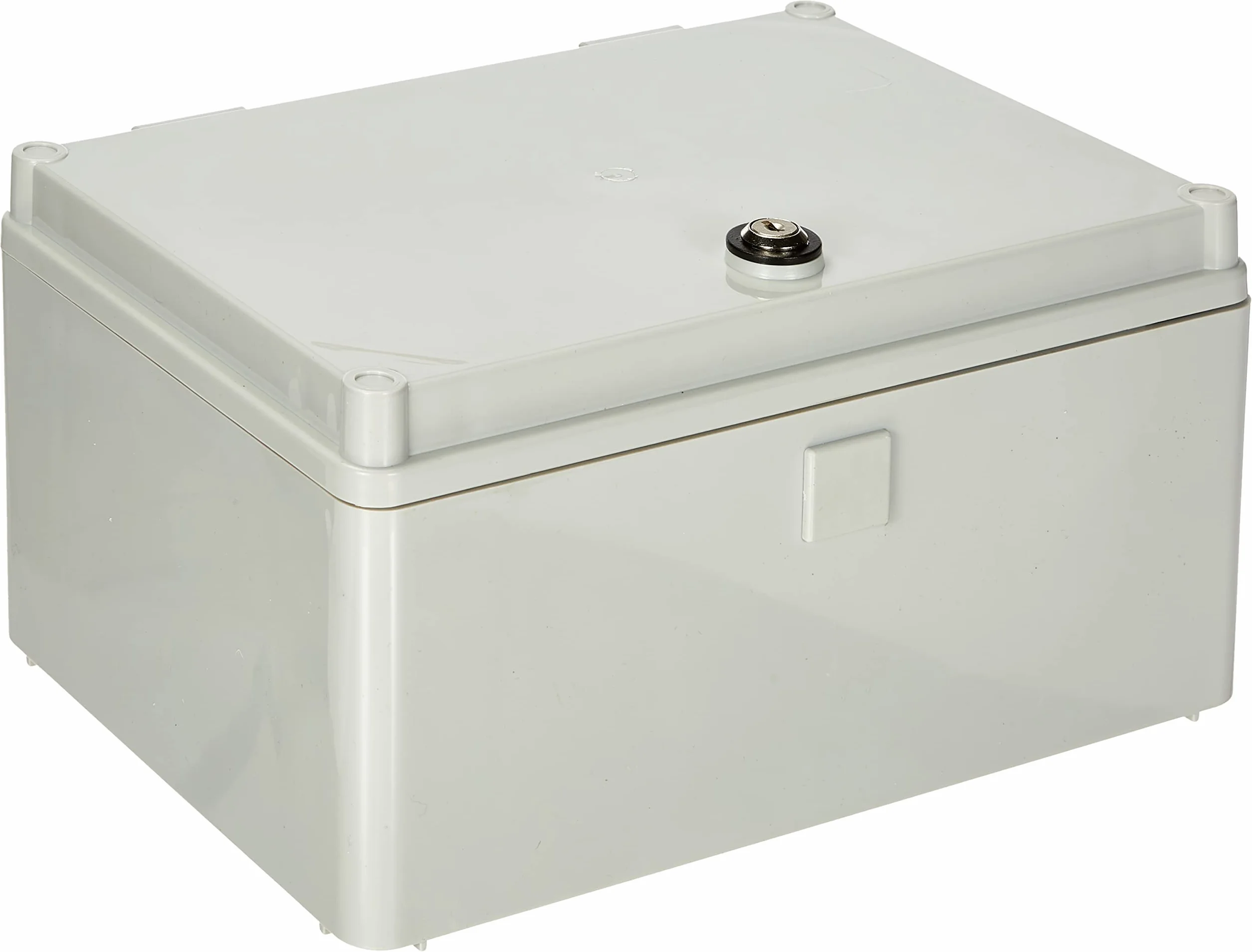 ELEKTRO-PLAST Szafka sterownicza UNI-mini z zamkiem 300 x 200 x 160 mm natynkowa szafa rozdzielcza obudowa przemysłowa skrzynka sterownicza 43.01 IP65 5900, biała