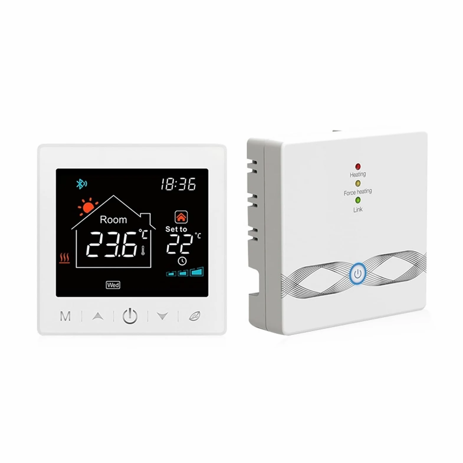 Termostat cyfrowy, Bezprzewodowy programowalny cyfrowy intelintny termostat Tuya Wi-Fi regulator temperatury kotła gazowego do sterowania ogrzewaniem w domu, dla temperatury w pomieszczeniu kontrolny