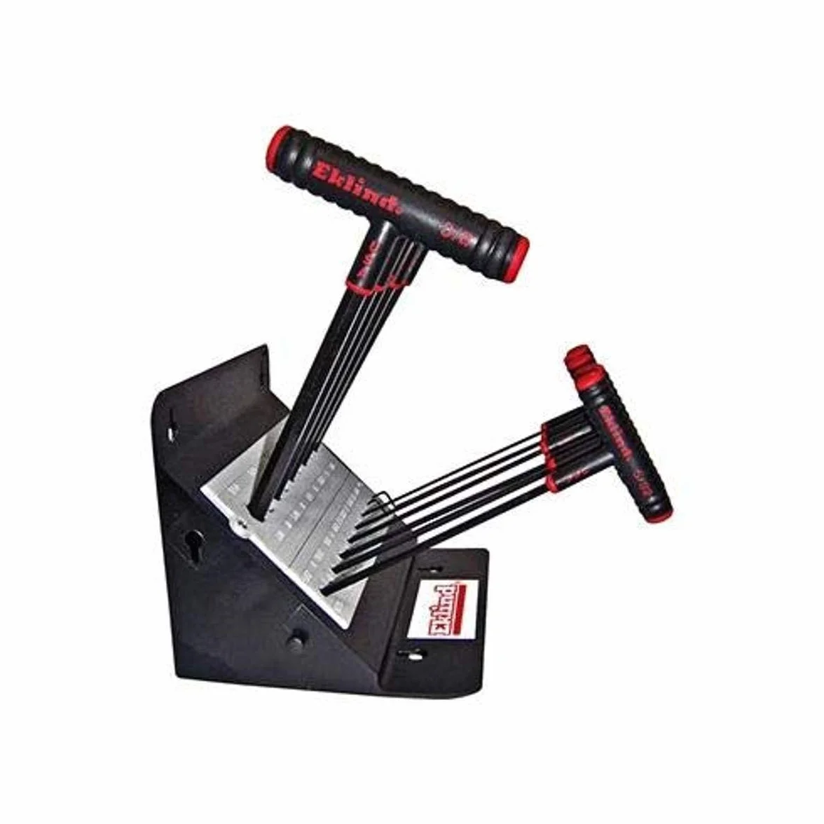 EKLIND 60914 klucz imbusowy z uchwytem Power-T - 11 szt. zestaw SAE cale rozmiary 5/64-3/8 9" ze stojakiem