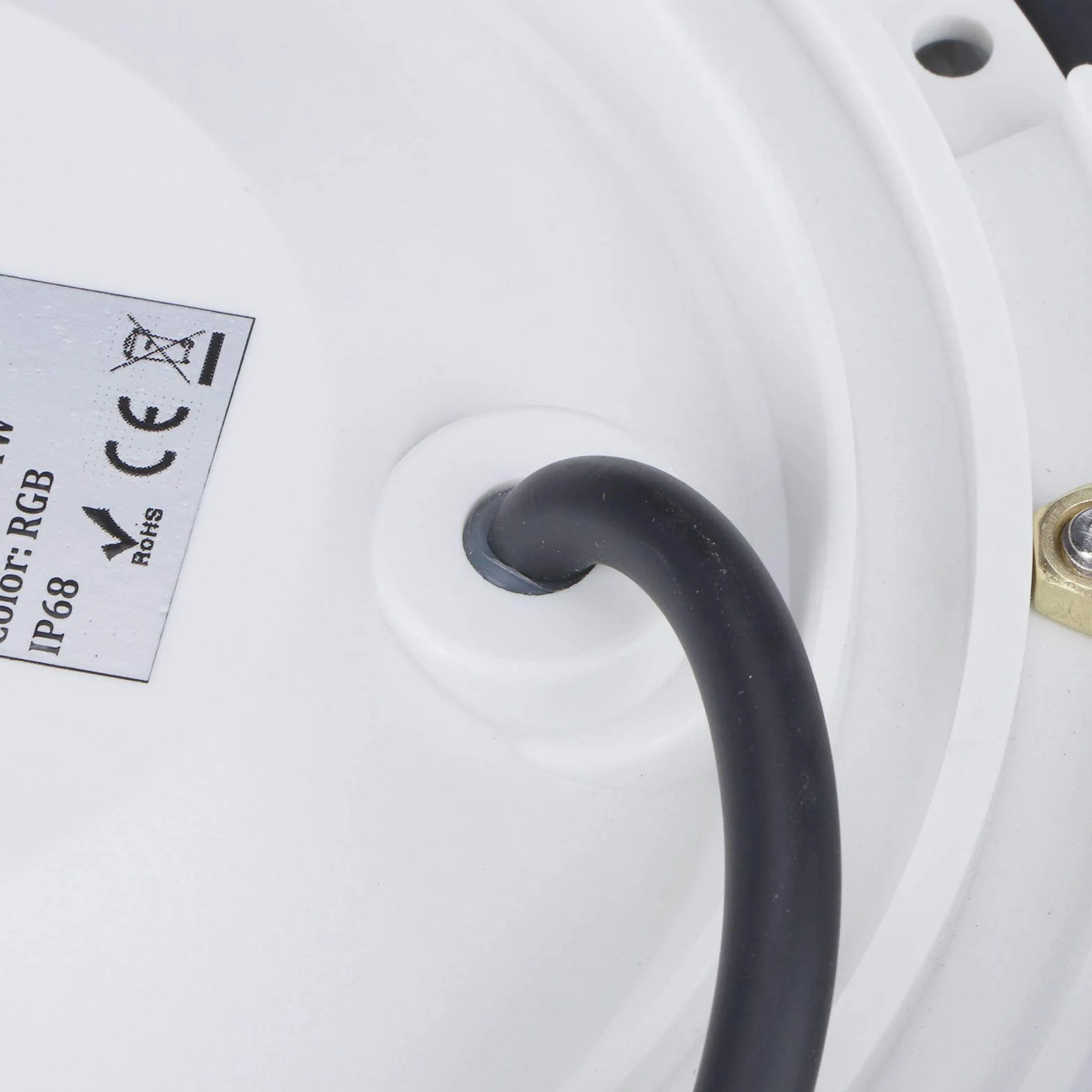 Fdit Oświetlenie podwodne RGB, wodoszczelne, oświetlenie zewnętrzne, oświetlenie basenu, oświetlenie krajobrazu, pilot zdalnego sterowania, 24 W, produkty oświetleniowe