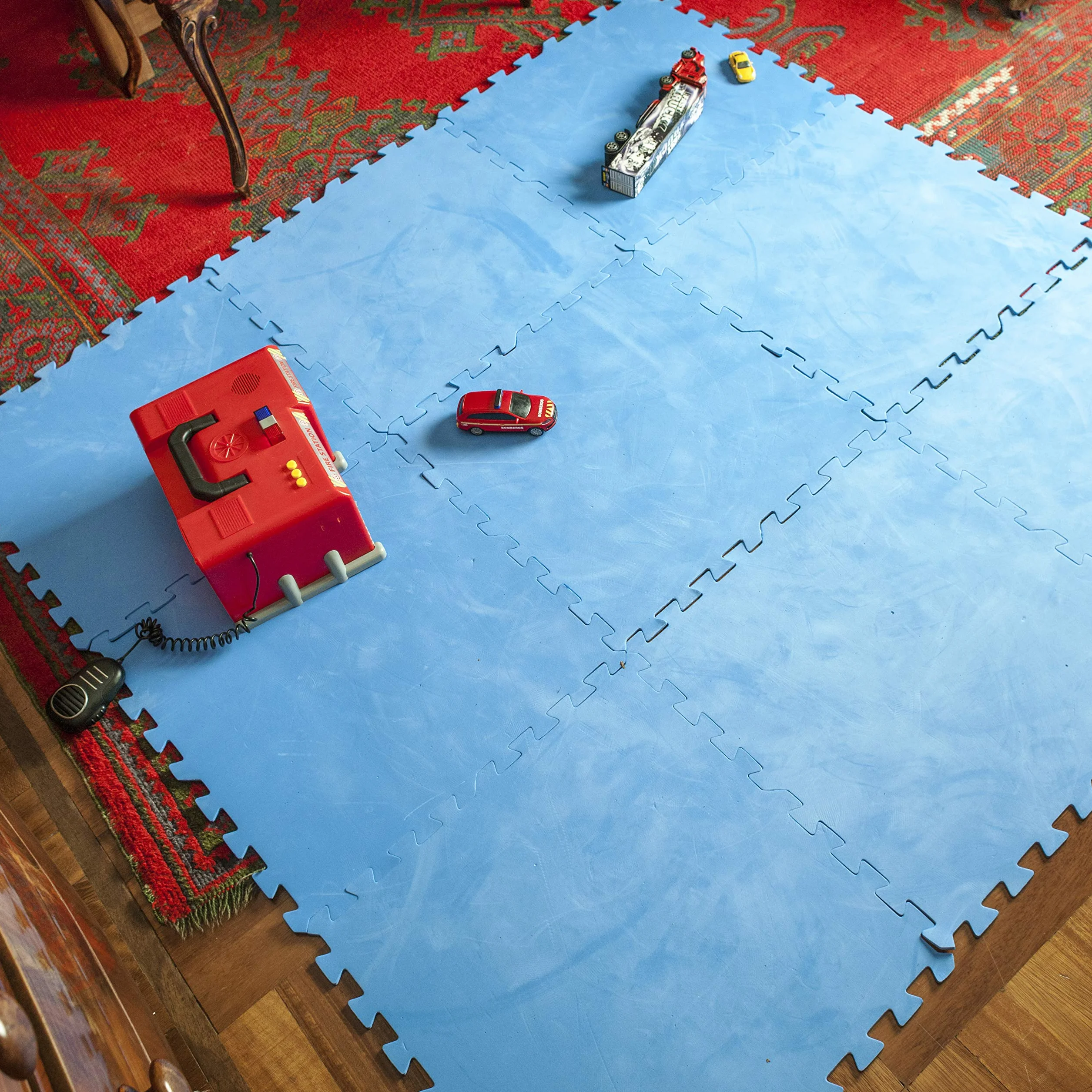 Basen Gleby Protector 9 sztuk niebieski 50x50x0,45 cm grubości 4,5 mm