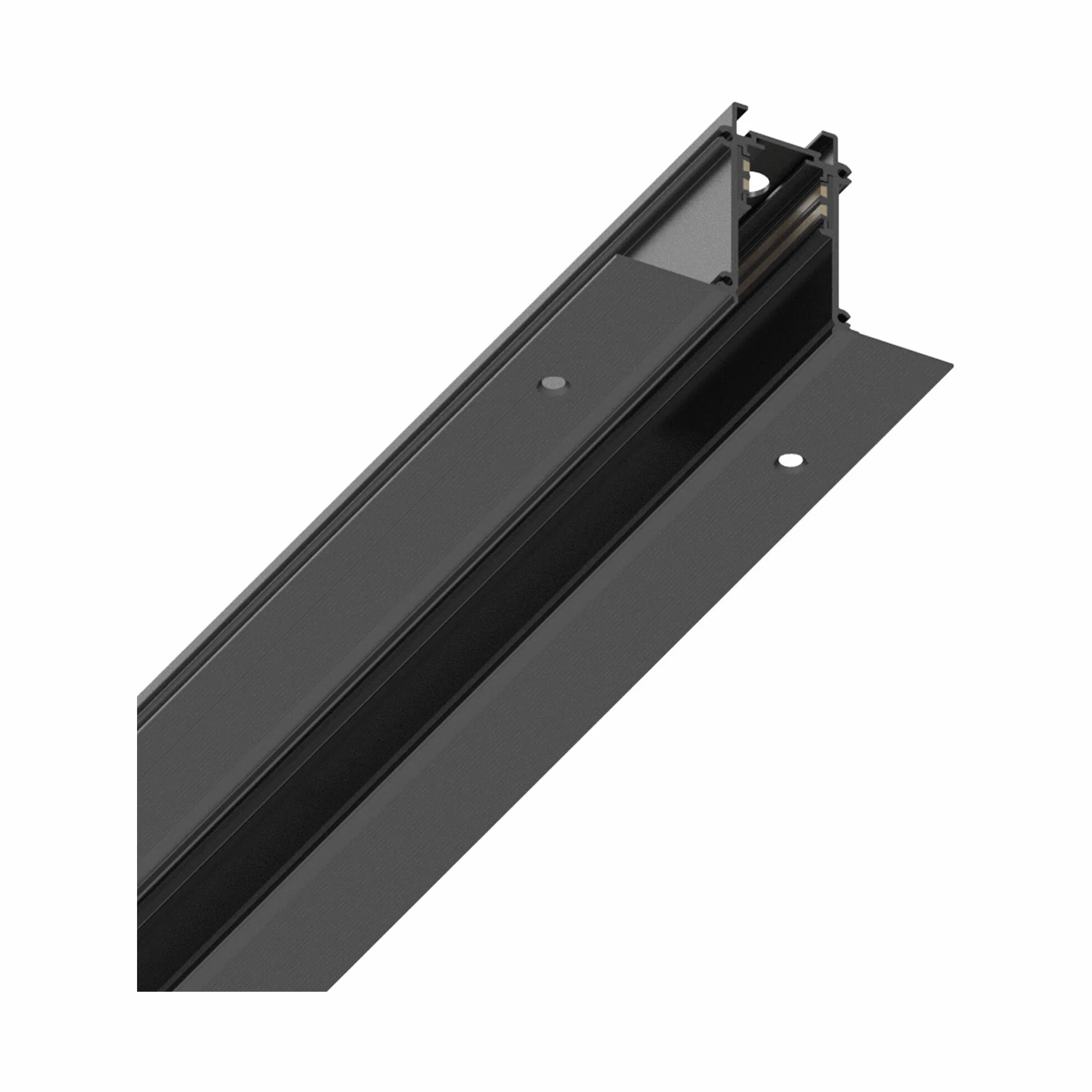IDEAL LUX EGO PROFILE RECESSED TRIM system oświetlenia szynowego 2000 mm BK, system szynowy, oświetlenie modułowe, urządzenie szynowe, 200x4h5 cm, czarny