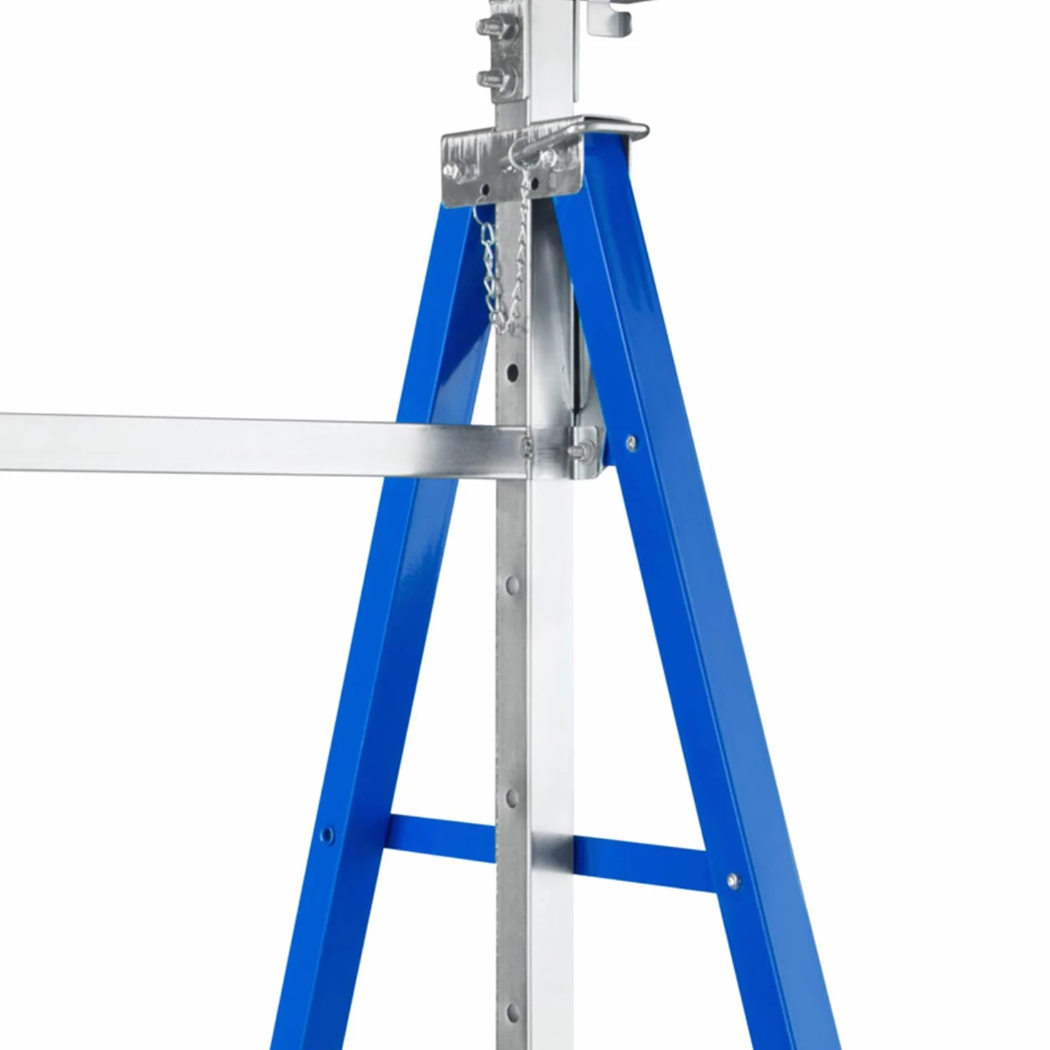 Lospitch 2 x kozioł składany 7-stopniowa regulacja wysokości 81-130 cm 400 kg stelaż składany metalowy stojak stojak stojak roboczy