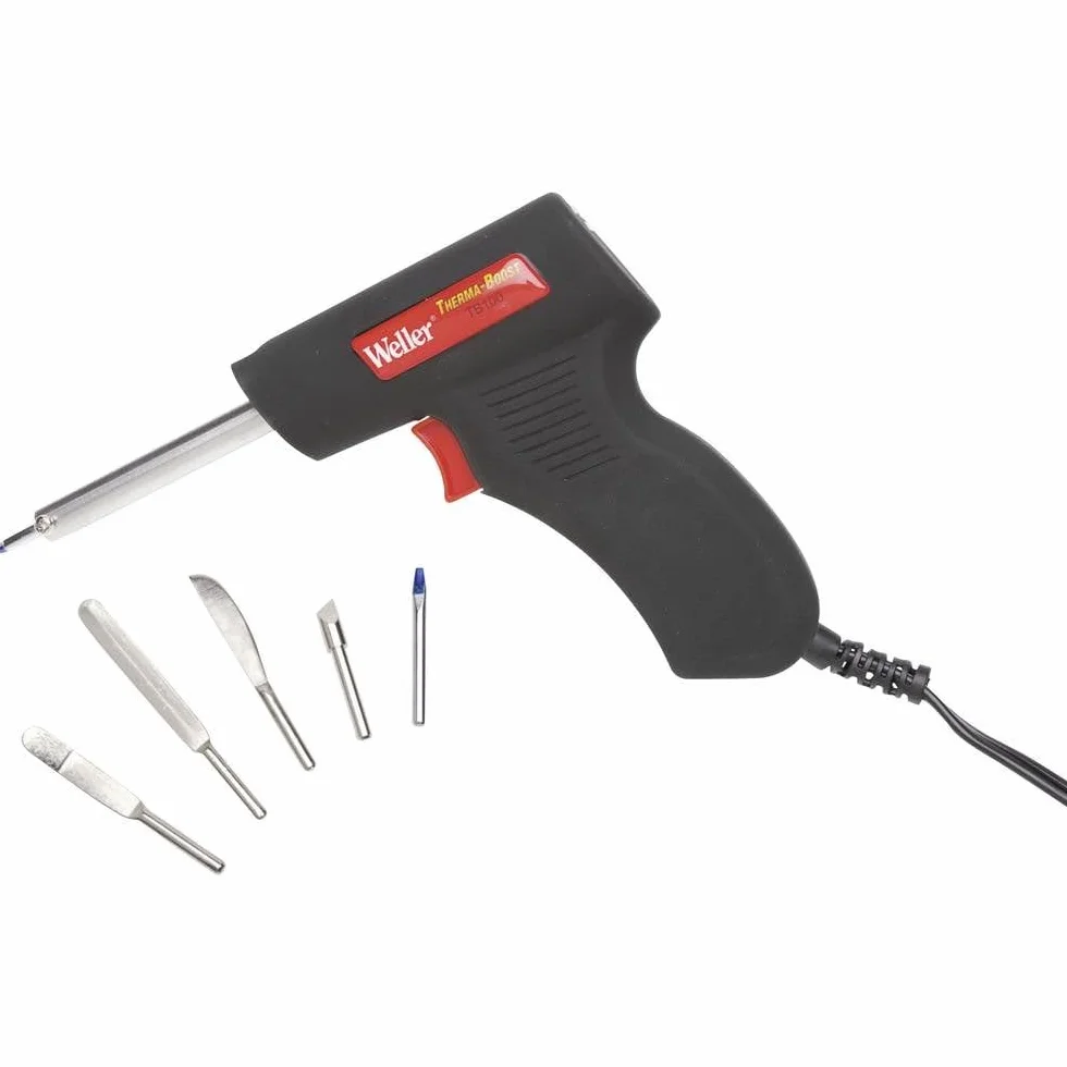 Weller TB100EU 30/130 W/230 V Therma-Boost lutownica i przecinarka z zestawem końcówek