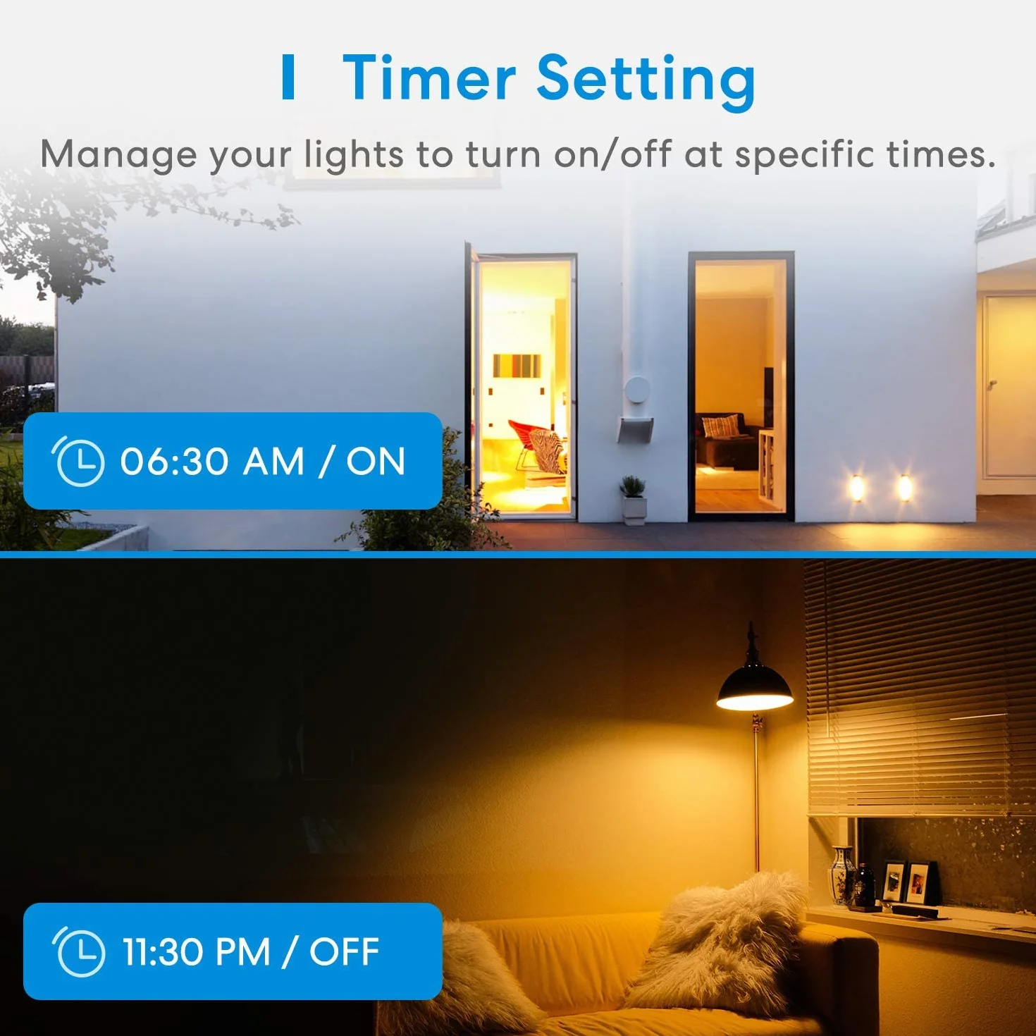 Meross Żarówka LED WiFi, inteligentna żarówka Edisona E27 kompatybilna z Apple HomeKit, Siri, Alexa i Google Home, 810 LM ściemnialna żarówka WiFi Ciepła biel 2700 K (odpowiednik 60 W)
