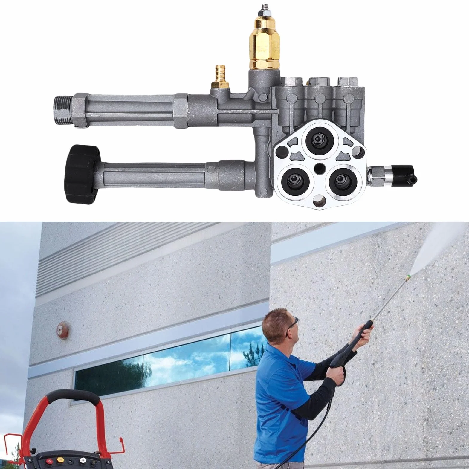 Stopa Pompy Pralki Ciśnieniowej Aluminium do AR42518 Troy Bilt SRMW SRMW2.2G26 RMW2.2G24 RMW2G20 RMW2G23B