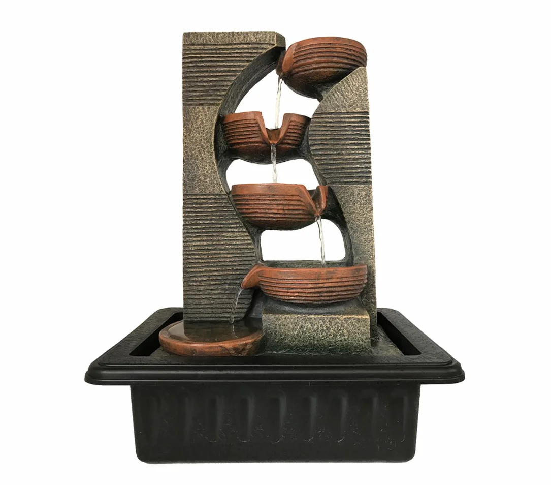 Dehner Fontanna Ogrodowa, Wielokolorowy, 40 x 23 x 31 cm