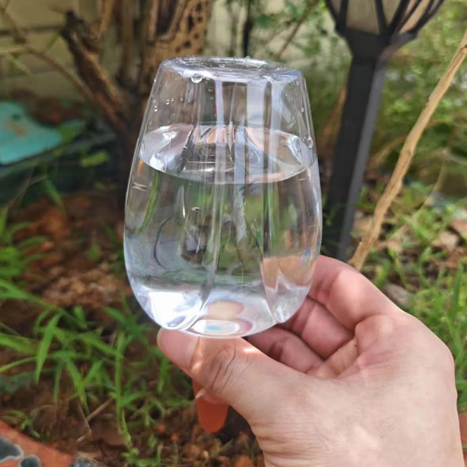 4x kule nawadniające 350 ml automatyczne nawadnianie do roślin terakota zestaw