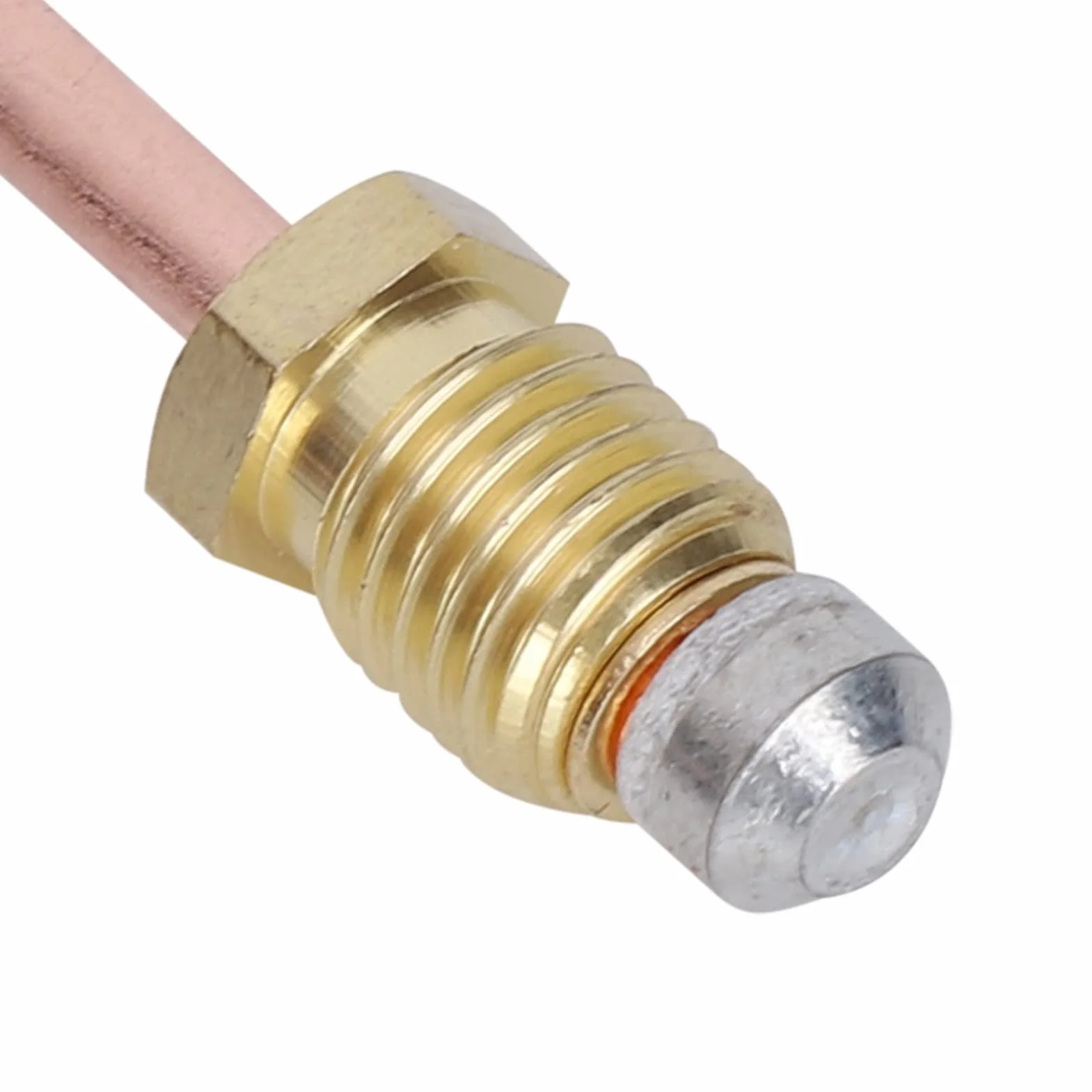 BuyWeek Termopara czujnik sondy termopary, metalowy M8 do indukcyjnej kuchenki gazowej i grzejników (600 mm)