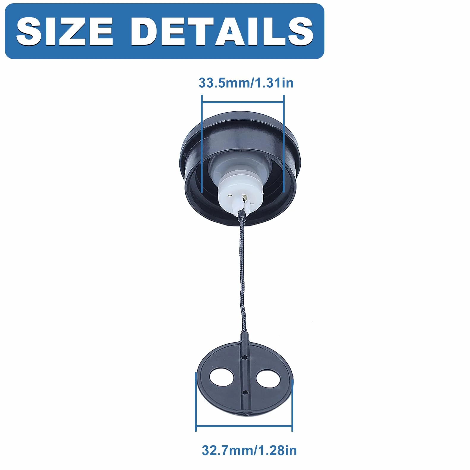 Korki wlewowe paliwa do STIHL FS40 FS44 FS56 FS86 FS90 FS38 FS45 FS55 FS80 FS120 AUMEL