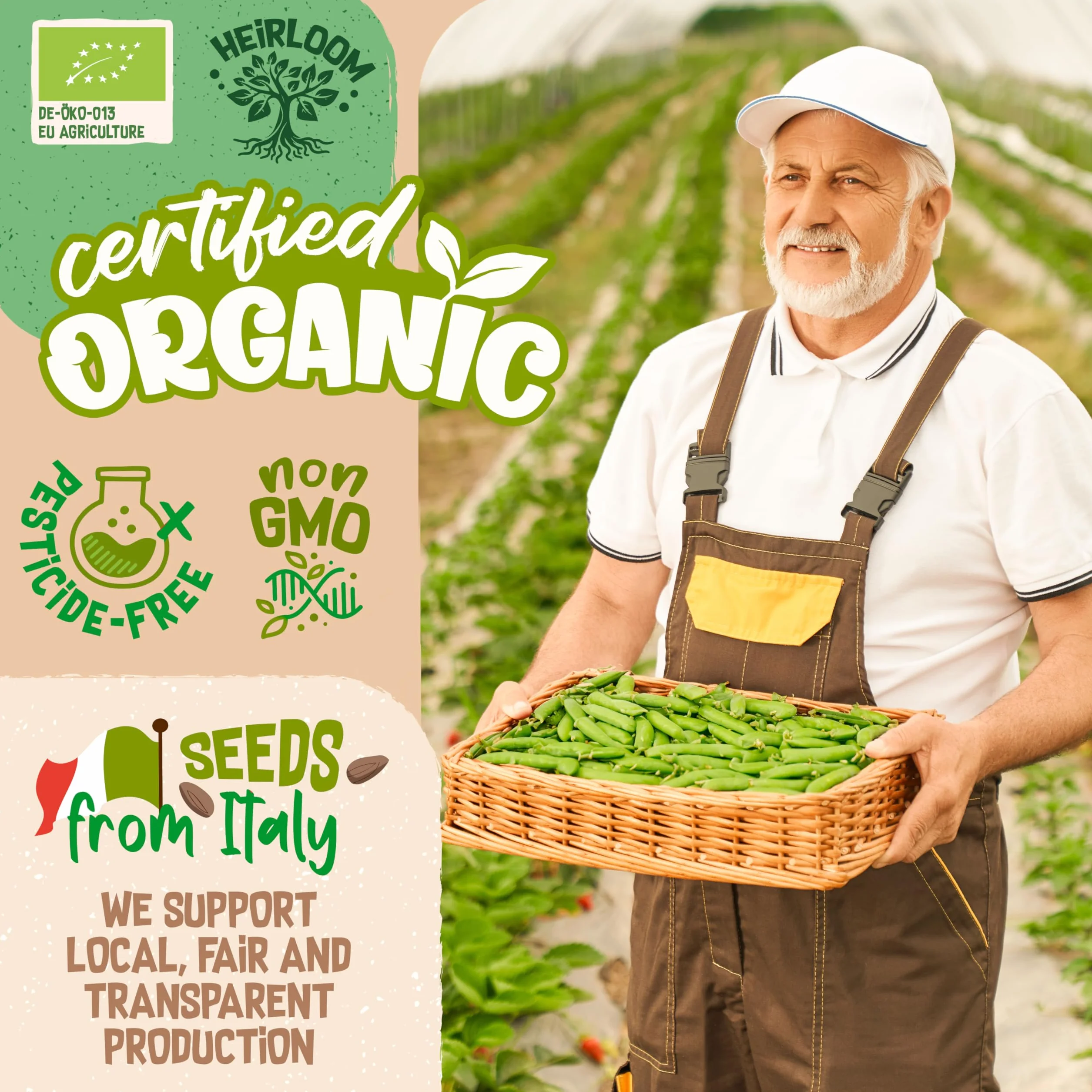 ZenGreens® - Organiczne nasiona koniczyny różanej - Wybierz pomiędzy 10, 200 g i 500 - nasiona koniczyny różanej o zdolności kiełkowania ponad 97% - nasiona koniczyny różanej kiełki
