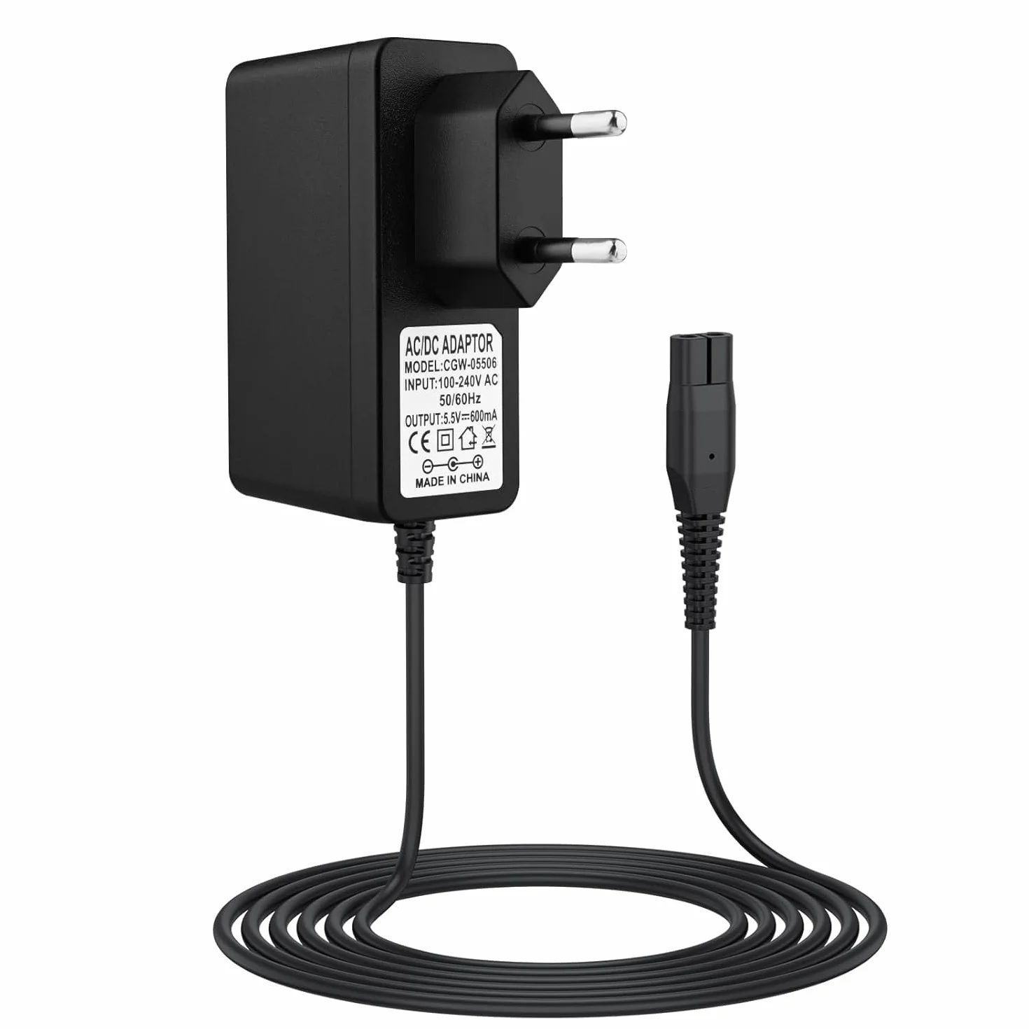 Tobfit 5.5V Ładowarka do myjki okiennej Kärcher WV2, WV5, WV5 Premium, WV5 Plus, WV6, WV7, WV45, WV50, WV51, WV52, WV55, WV60, WV70, WV75, 1,5M