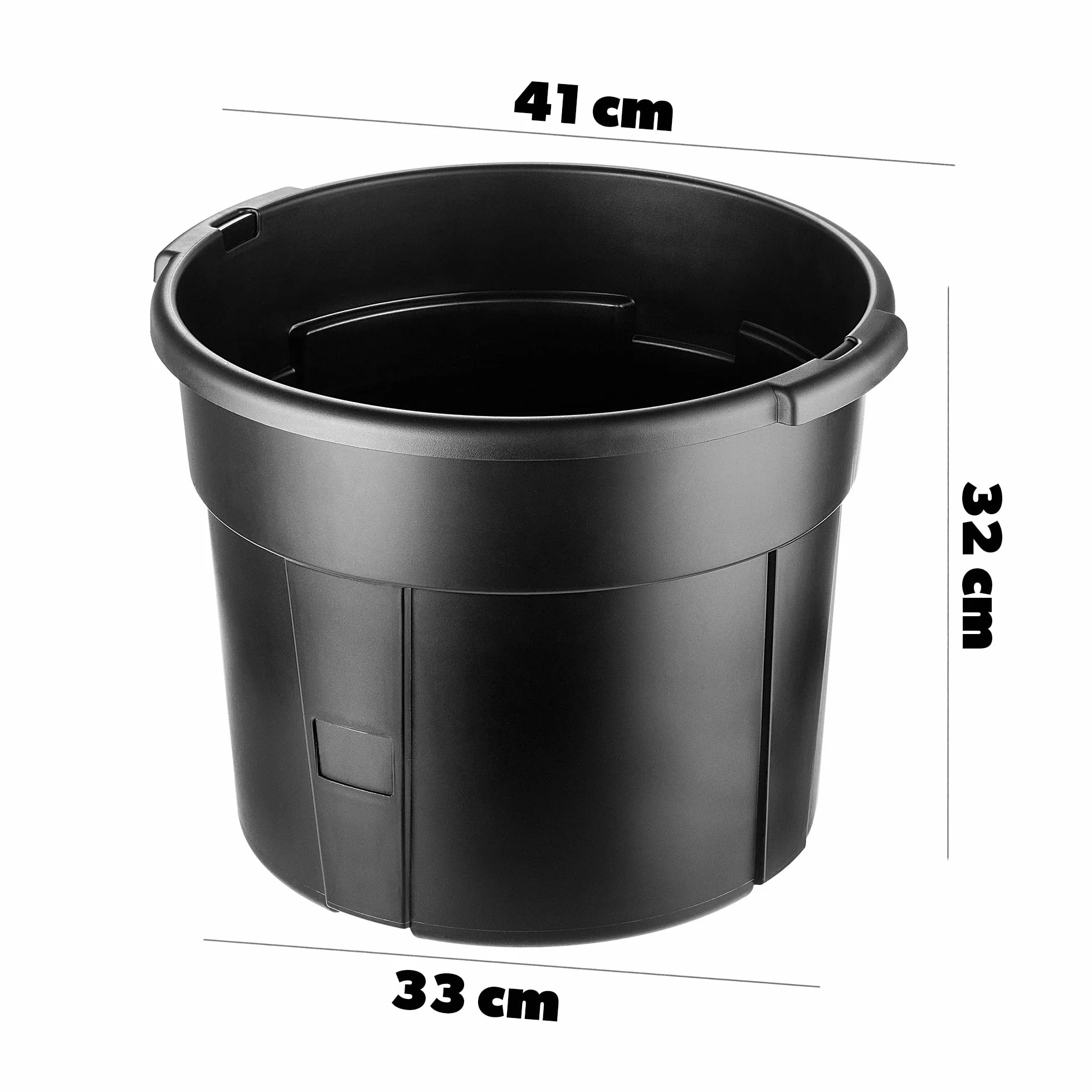 KADAX Doniczka do uprawy ziemniaków 40 cm antracytowa plastikowa odporna na warunki atmosferyczne