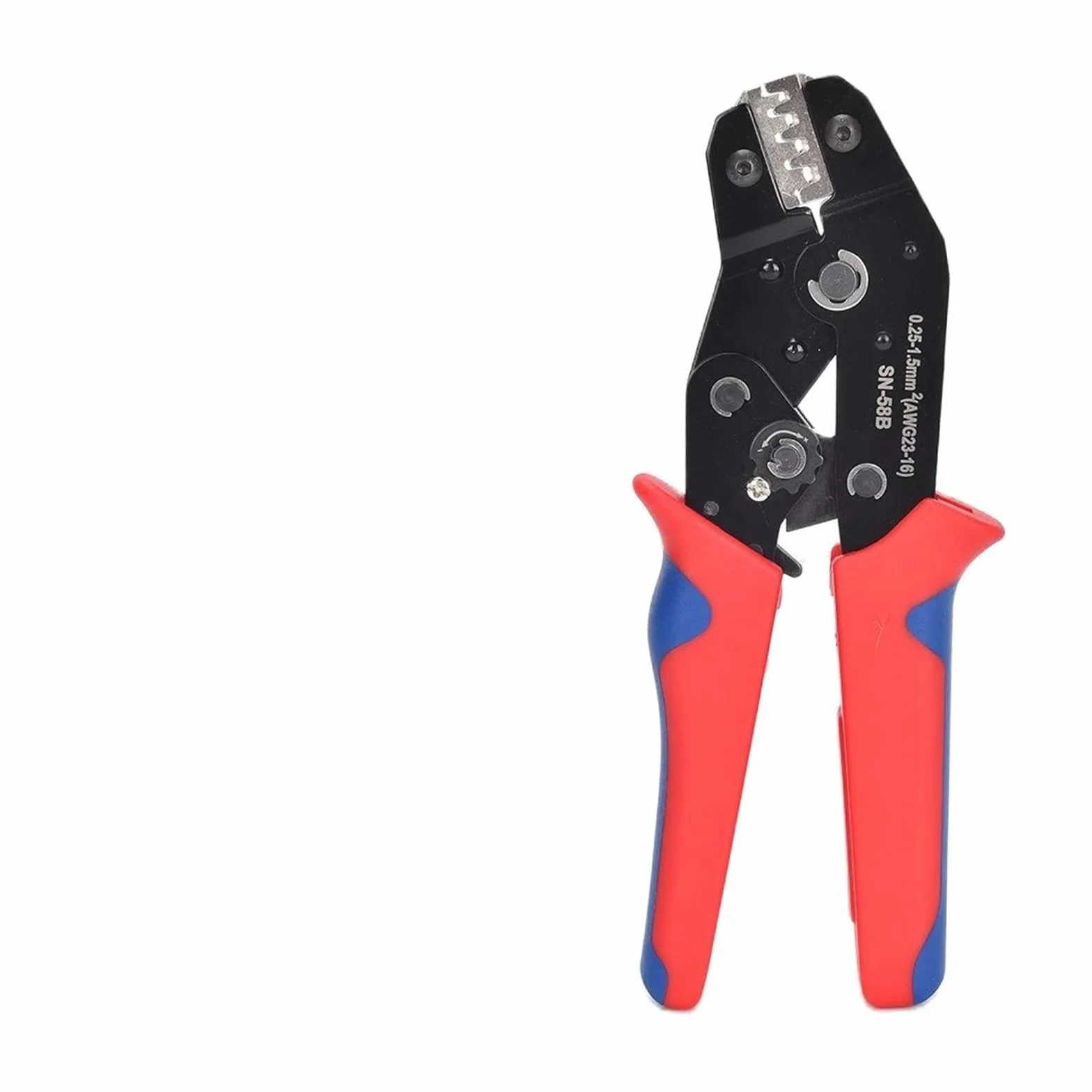 Wire Terminal Crimping Tools Kit,Ratcheting Crimp Plier 500 Female Male Spade Connectors&Bullet Terminals Set Hand Crimper(SN-58B)