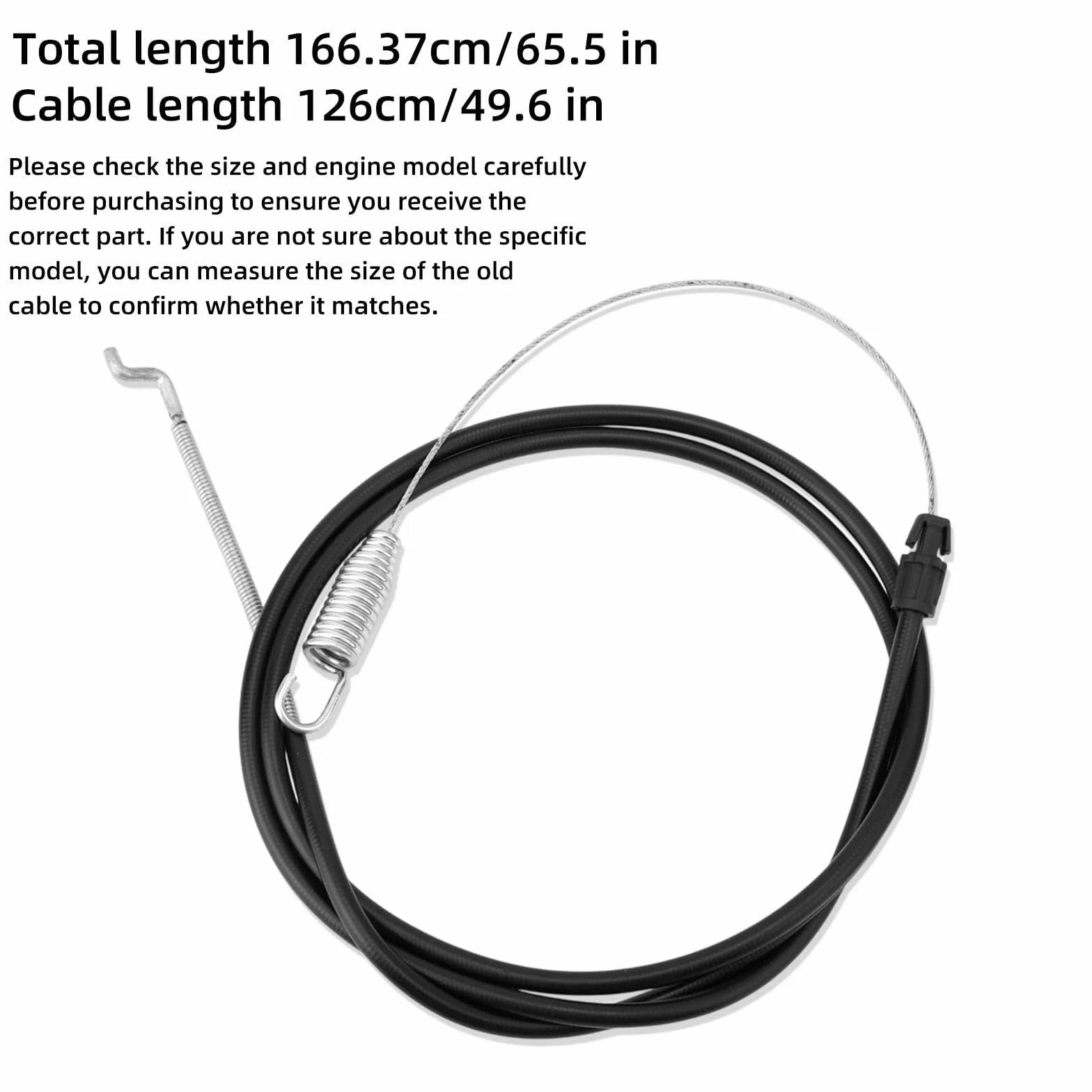 lasuroa 119-2379 Linka Trakcyjna, Linka Trakcyjna Kosiarki Samojezdnej do Toro Recycler 55,88cm Czarne Części Zamienne do Kosiarki Kompatybilne z Toro