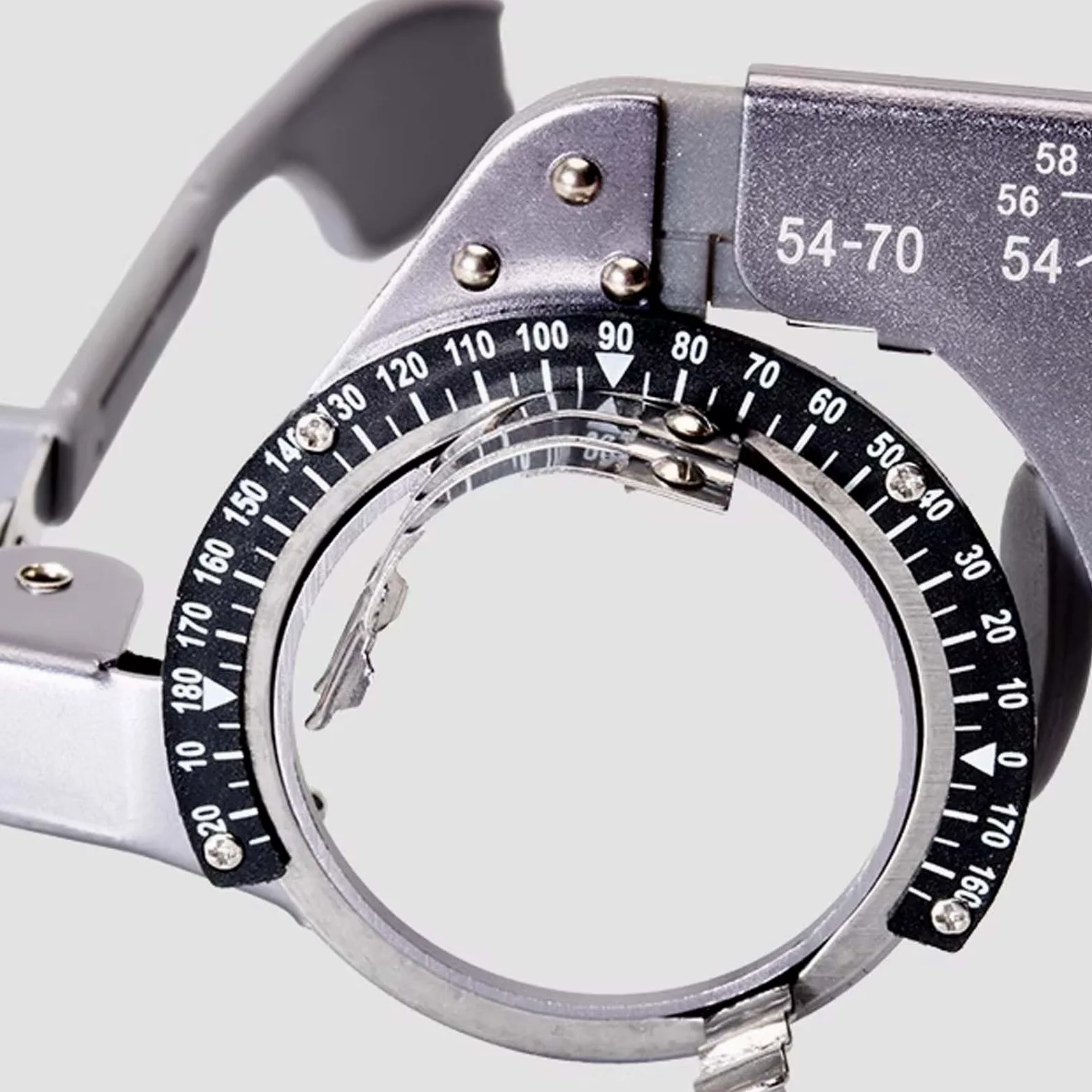 Oprawki Okularów Próbnych ze Stopu Tytanu do Optometrii, Regulowana Odległość źrenic, Okulary Krótkowzroczne, Narzędzie do Wykrywania Wzroku (54-70mm)