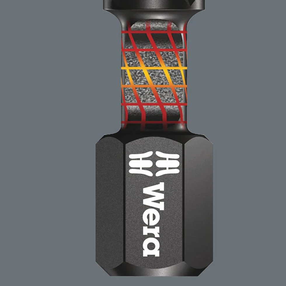 Wera 840/4 Impaktor Bit Hex-Plus 5 mm x 50 mm zgrzebny