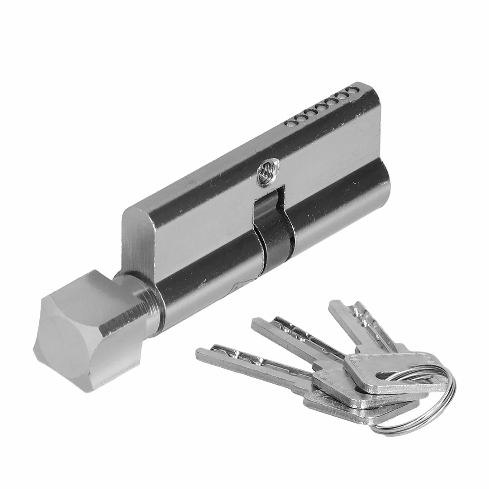 Cylinder Zamka, Części Zamienne do Zamka Drzwi Cylinder Zamka ze Stopu Aluminium i żelaza Wkładka z Rdzeniem Zamka Drzwi z Kluczem do Drzwi o Grubości 35–50 Mm