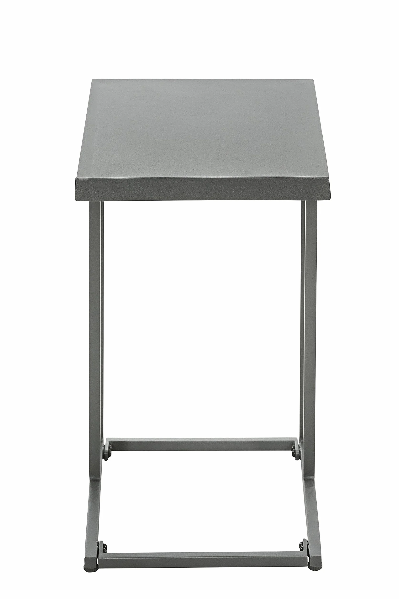 Dehner Stolik pomocniczy Noah, ok. 56 x 43 x 30,5 cm, metal, szary