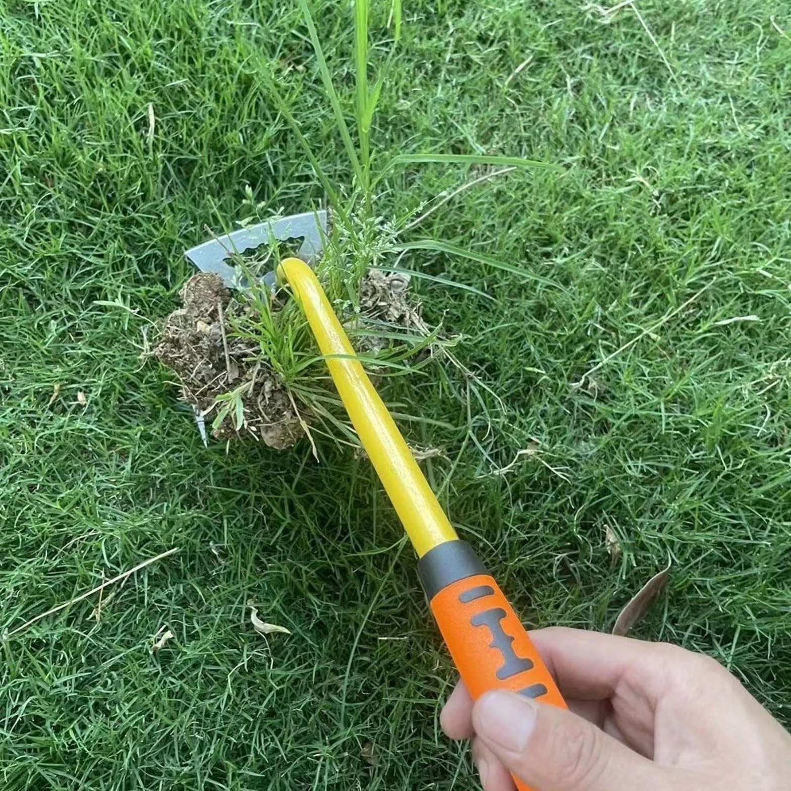 Wyrywacz do chwastów ze stali nierdzewnej 40 cm 11 zębów 2 w 1 ręczny