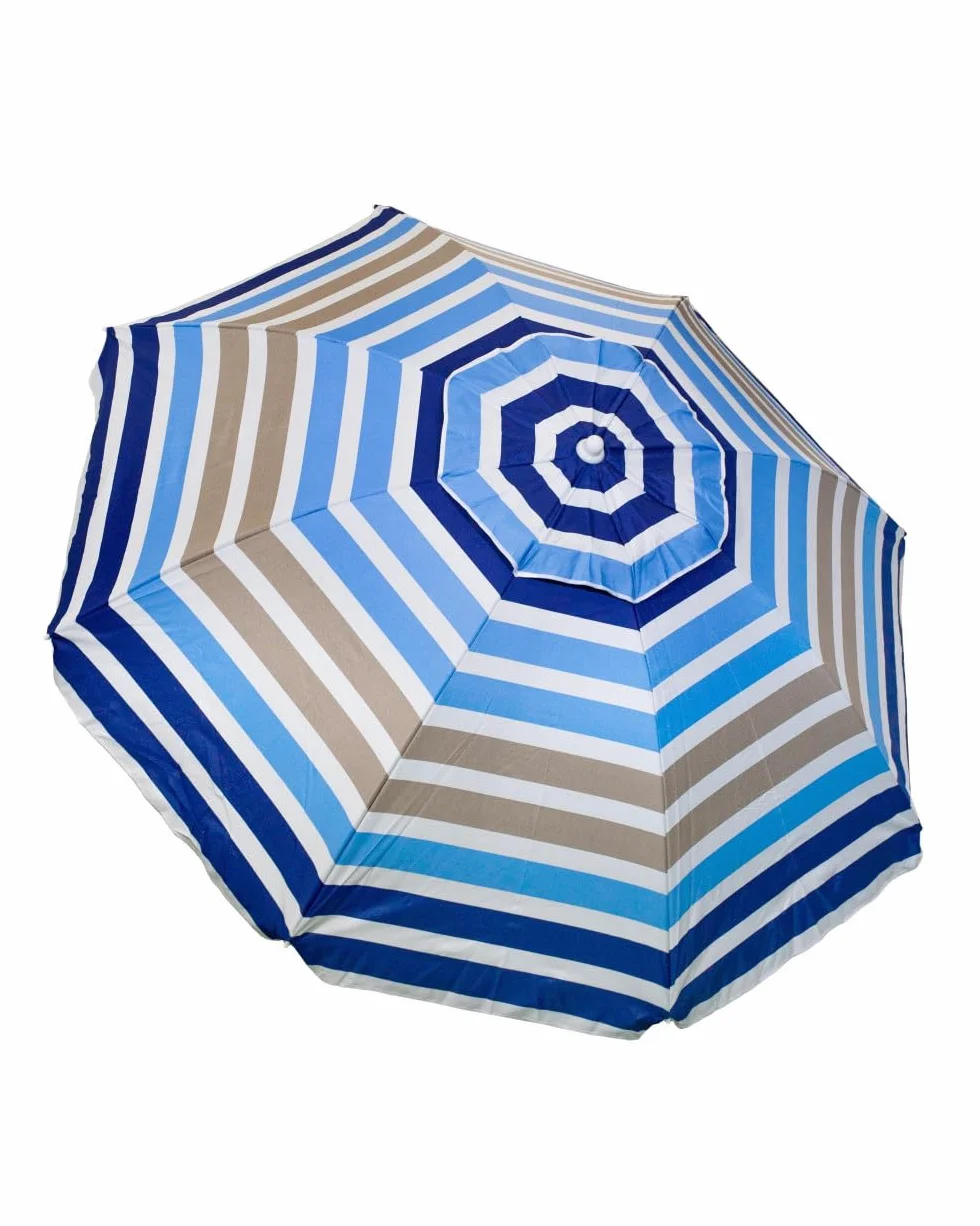SUN & SURF Parasol plażowy 200 cm UPF 50+ UV Royal Blue 180 CM