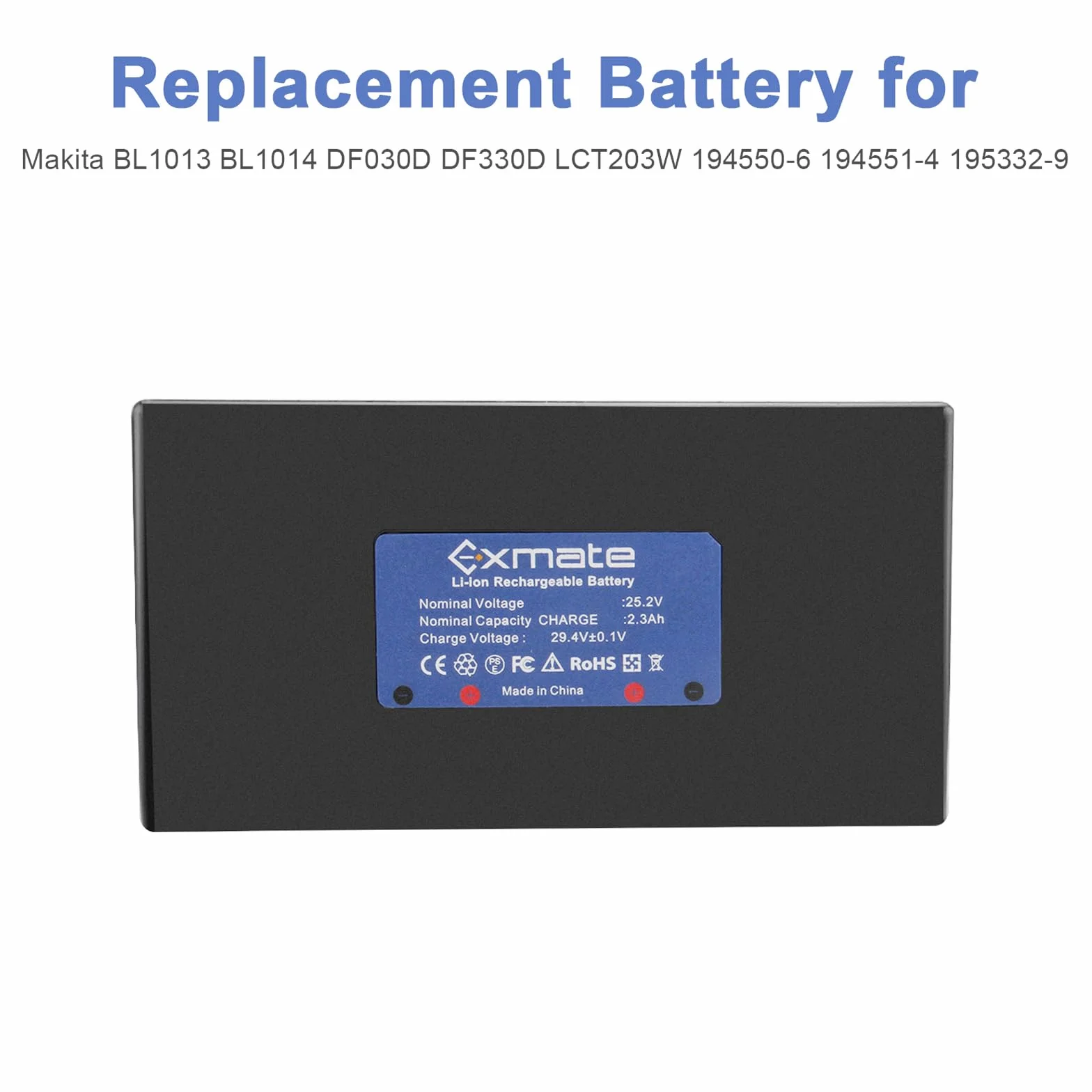 Exmate akumulator litowo-jonowy 25,2 V 2300 mAh do robota trawnikowego Ambrogio Alex L30 L50 L30 Elite zamiennik Zucchetti