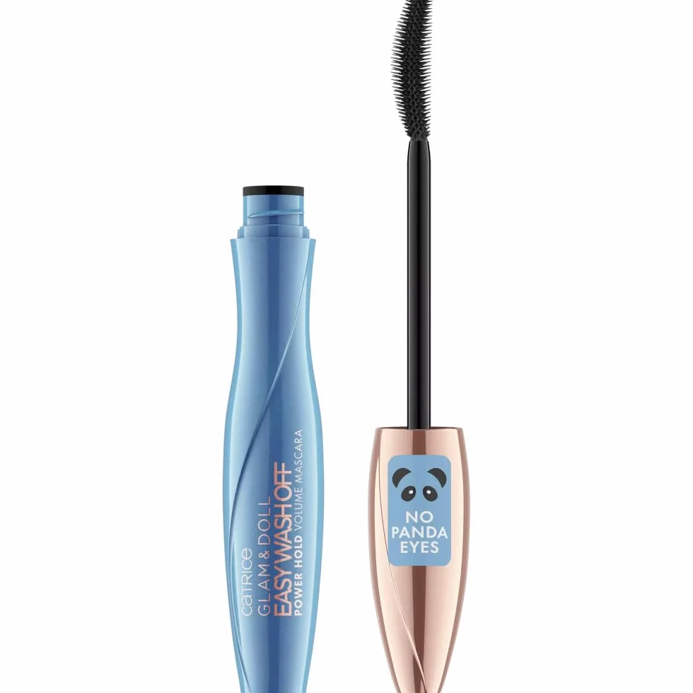 Catrice Maskara zwiększająca objętość Glam & Doll Easy Wash Off Power Hold, długotrwały, zwiększenie objętości, konturowanie, matowy (9ml)