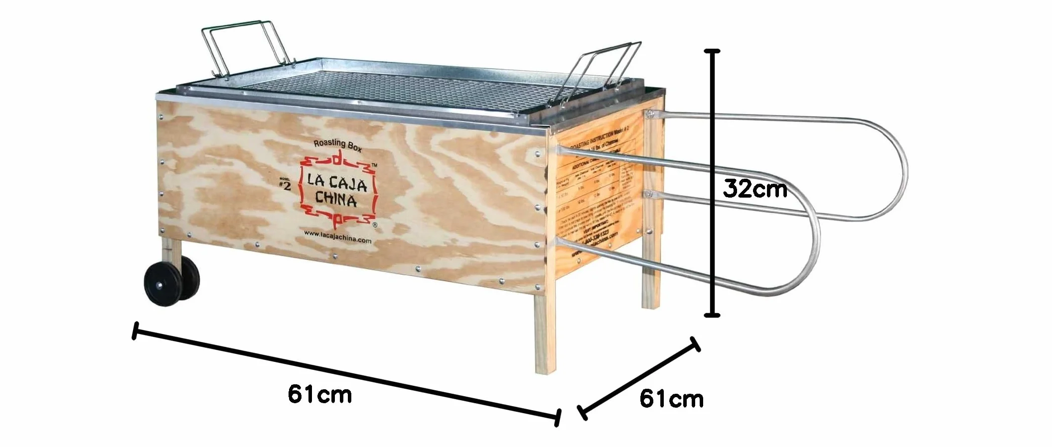 La Caja China Kistensau #2 pudełko do pieczenia wieprzowiny BBQ grill