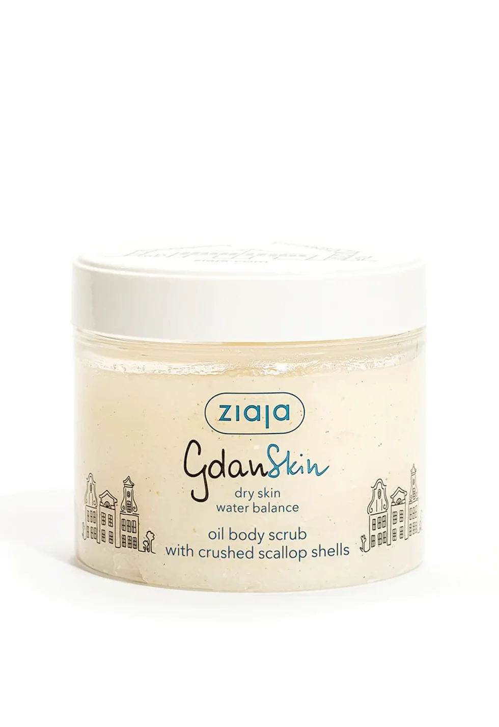 Ziaja Gdanskin Peeling Olejek do ciała z mielonymi muszlami przegrzebków 300 ml