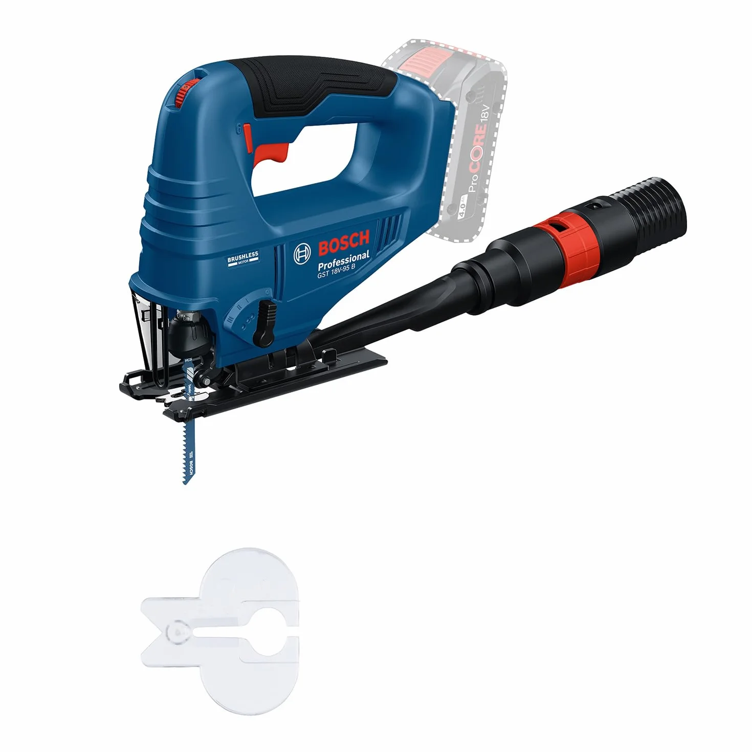 Bosch Professional 18 V firmy Bosch: wyrzynarka akumulatorowa GST 18V-95 B
