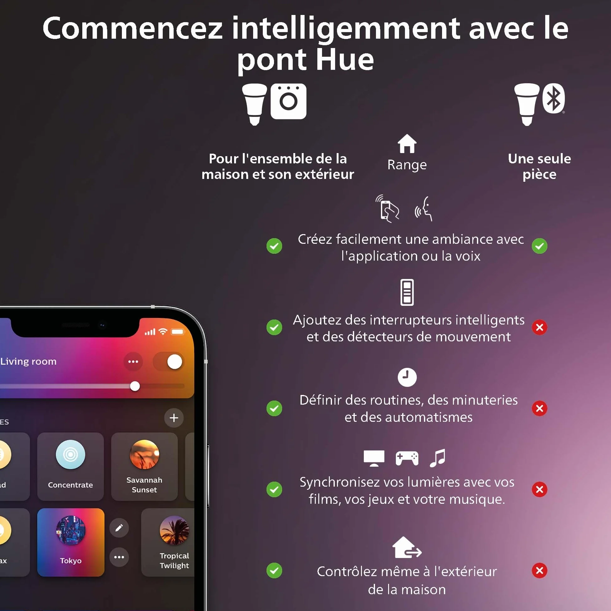 Philips Hue White & Colour Ambiance Fugato Spot 1 flg. zwart 1x350lm, dimbaar, 16 miljoen kleuren, bedienbaar za pośrednictwem aplikacji, kompatybilny z Amazon Alexa (Echo, Echo Dot)