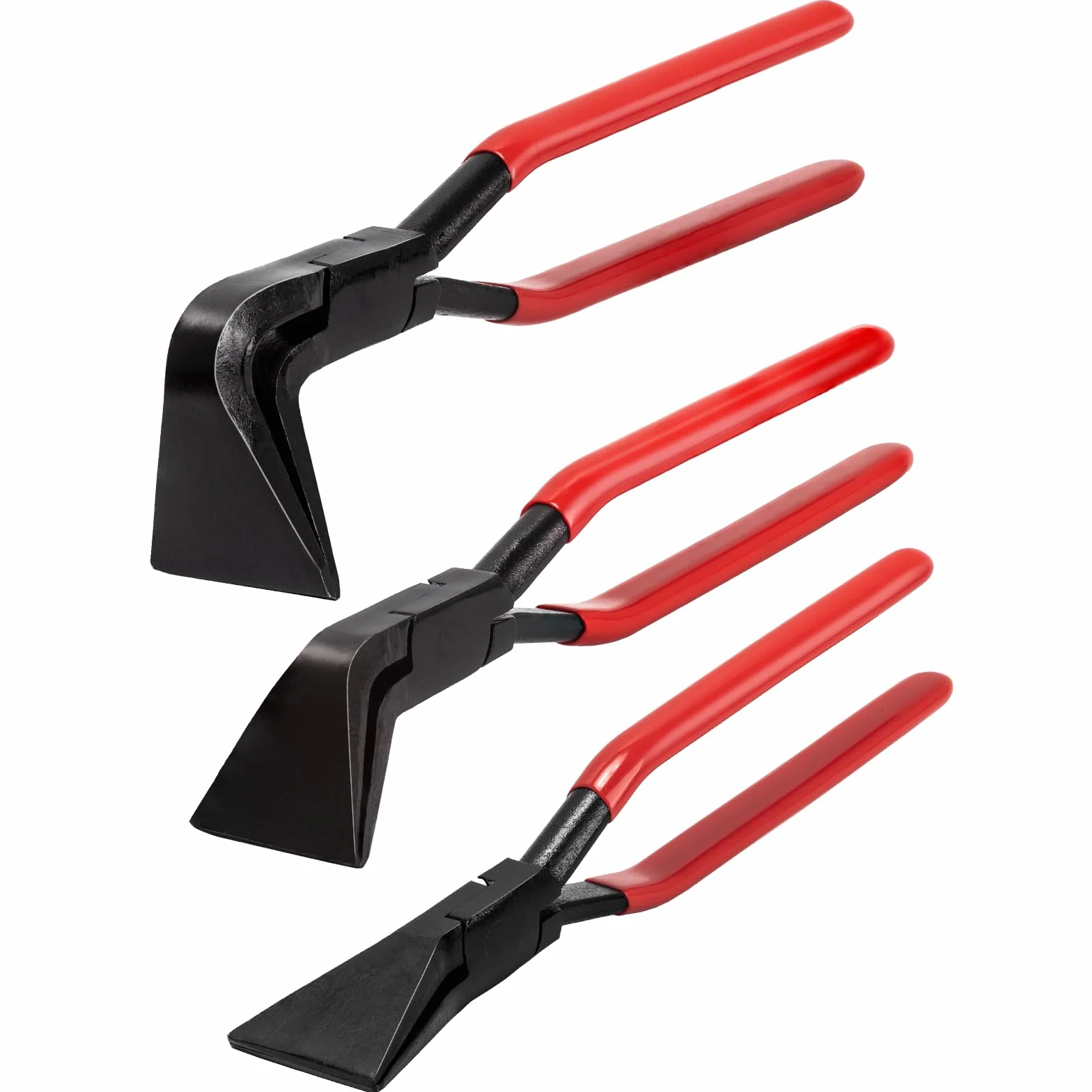 Szczypce Składane 45 90 180 Stopni, Szczypces do Blachy, Stal Węglowa, Szerokość Szczęk 60 mm z Uchwytem Antypoślizgowym, Narzędzie Dekarskie