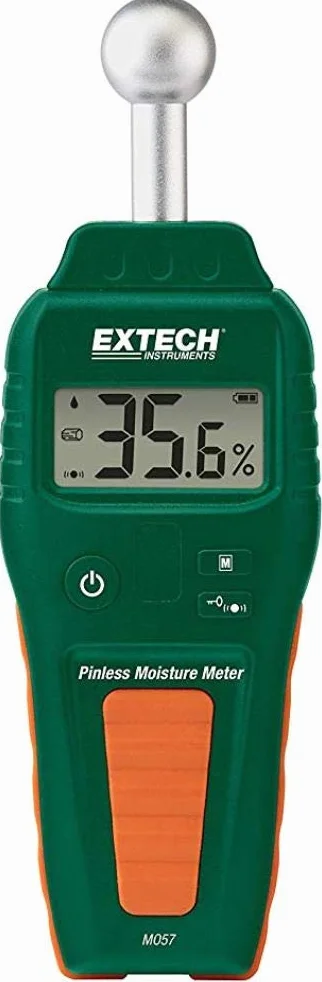 Extech MO57 Pin Mniej wilgotnościomierz, zielony