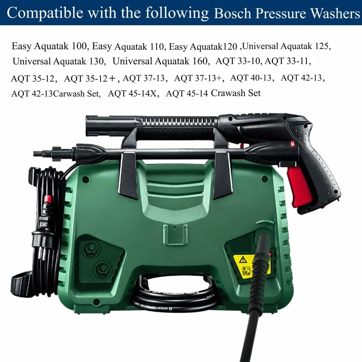 Wąż wysokociśnieniowy 10 m Bosch AQT z szybkozłączami