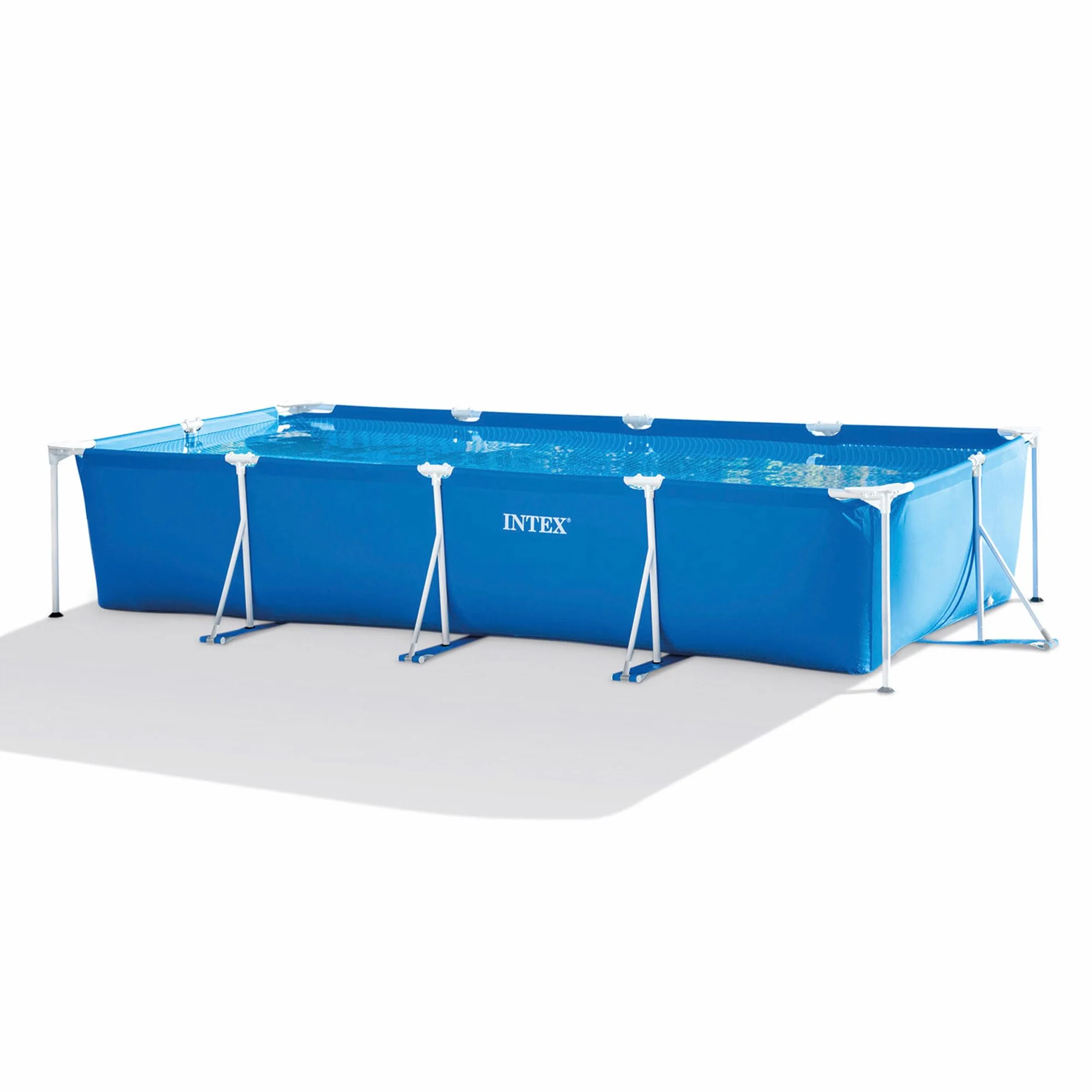 INTEX 28273NP Rectangular basen rozkładany, niebieski, 450 x 220 x 84 cm