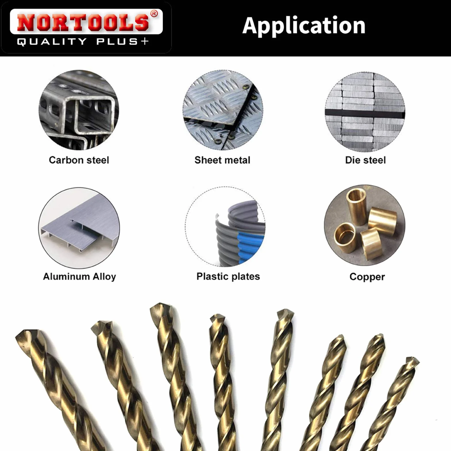 Wiertła do metalu 25 SZTUK HSS M35 kobaltowe 5% w pełni oszlifowane zestaw wierteł DIN338 1,0-13 mm