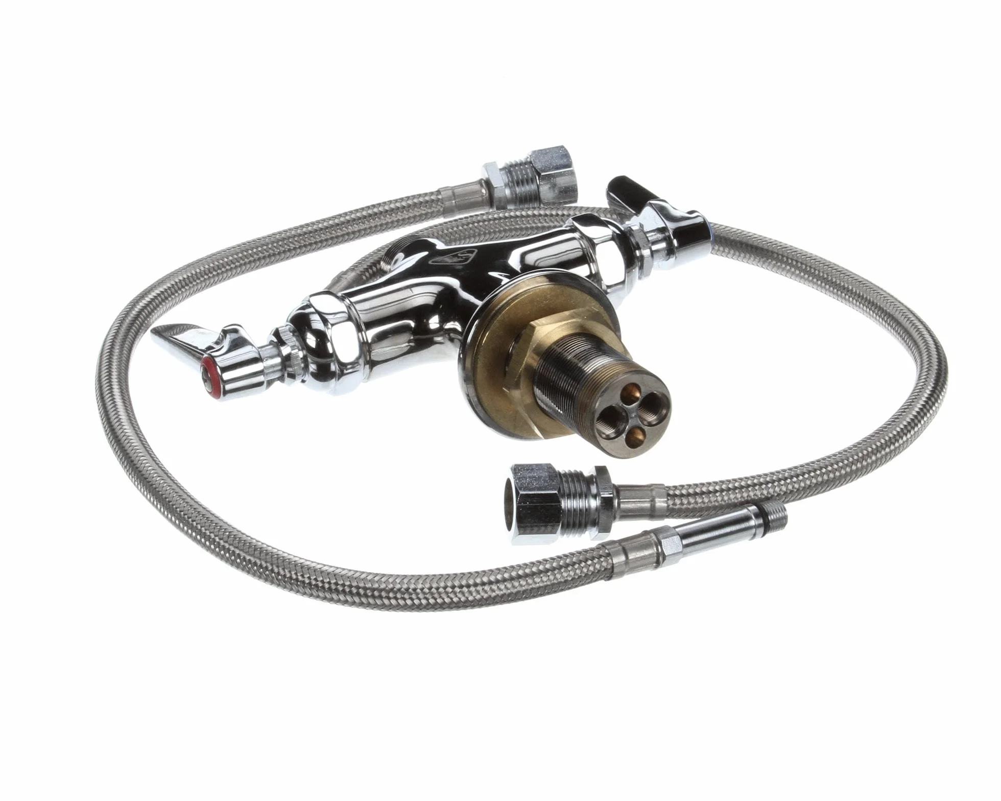 TS Brass B-0200-LN podwójna bateria do spiżarni, chrom