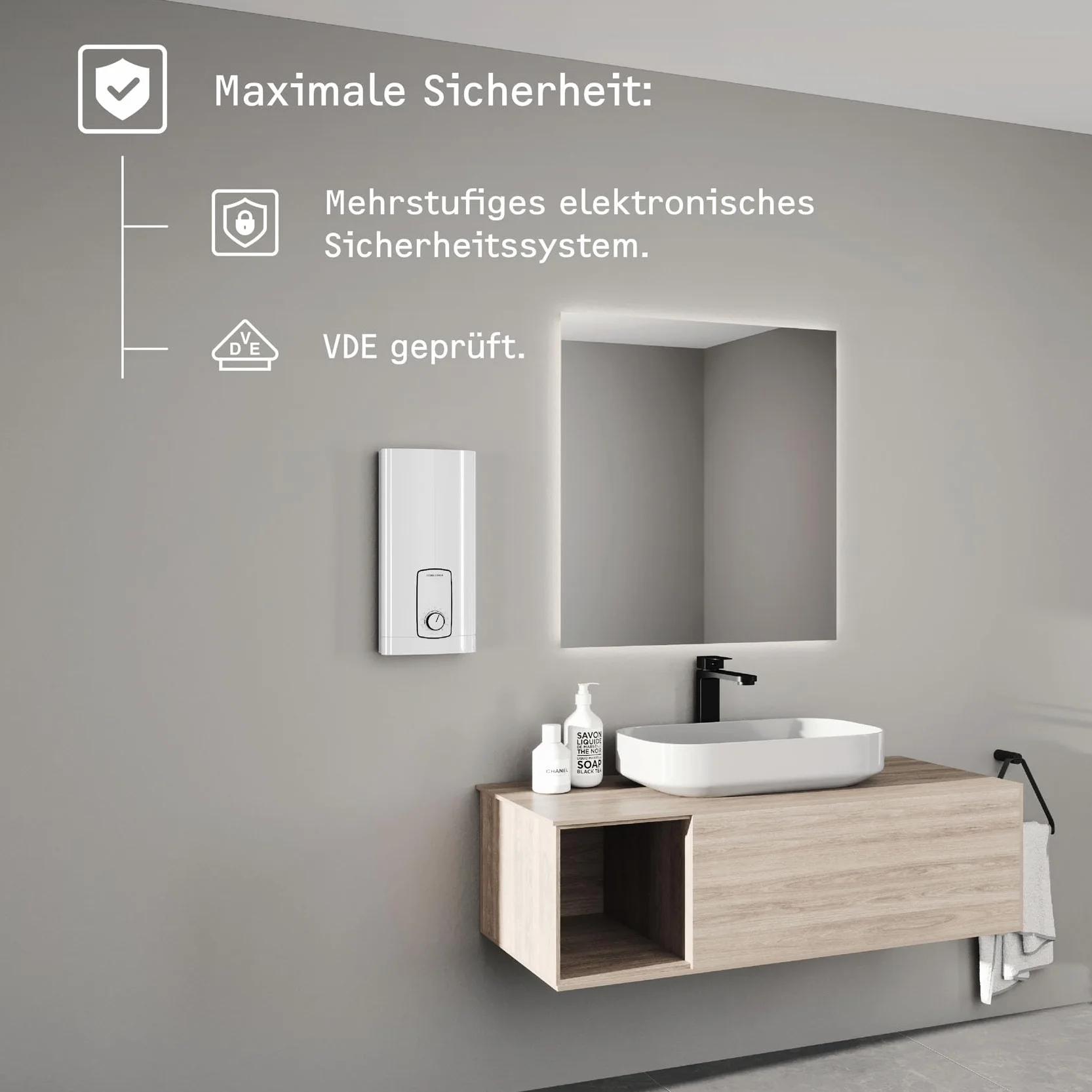 Stiebel Eltron St Trend Podgrzewacz Wody, Biały, 46 x 22 x 11 cm