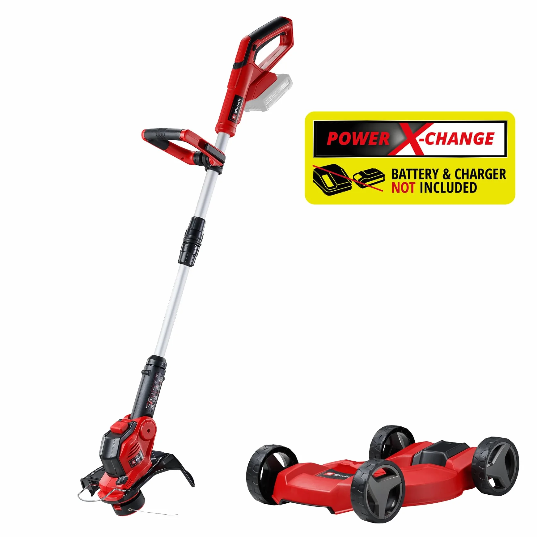 Einhell GE-CT 18/28 Li TC-Solo Akumulatorowa Podkaszarka do Trawy 28 cm Czerwony Czarny