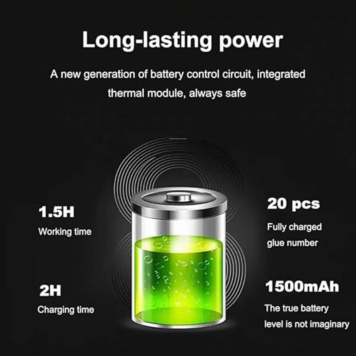 Elektryczny pistolet do uszczelniania zasilany bateryjnie, bezobsługowy pistolet do uszczelniania do akumulatorów Makita, elektryczny pistolet do silikonu, do napełniania,1xBattery