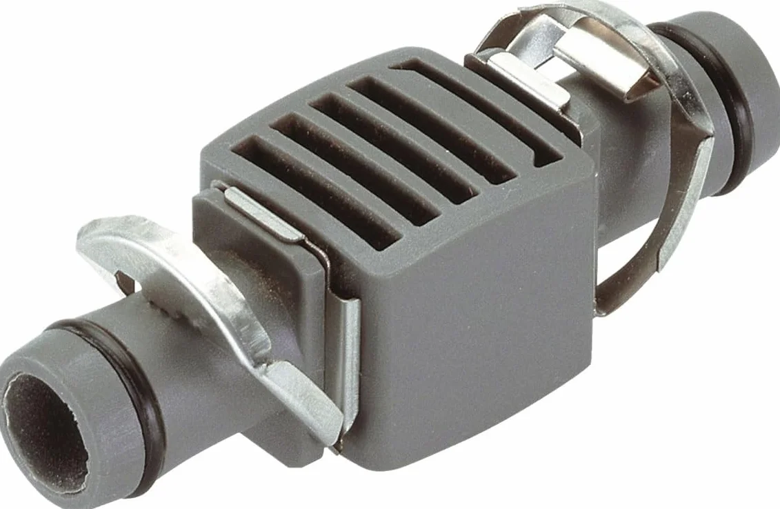 Gardena Micro-Drip system łącznik 4,6 mm (3/16"): Łącznik z tworzywa sztucznego do przedłużania rury rozdzielczej systemu Micro-Drip (8337-20)