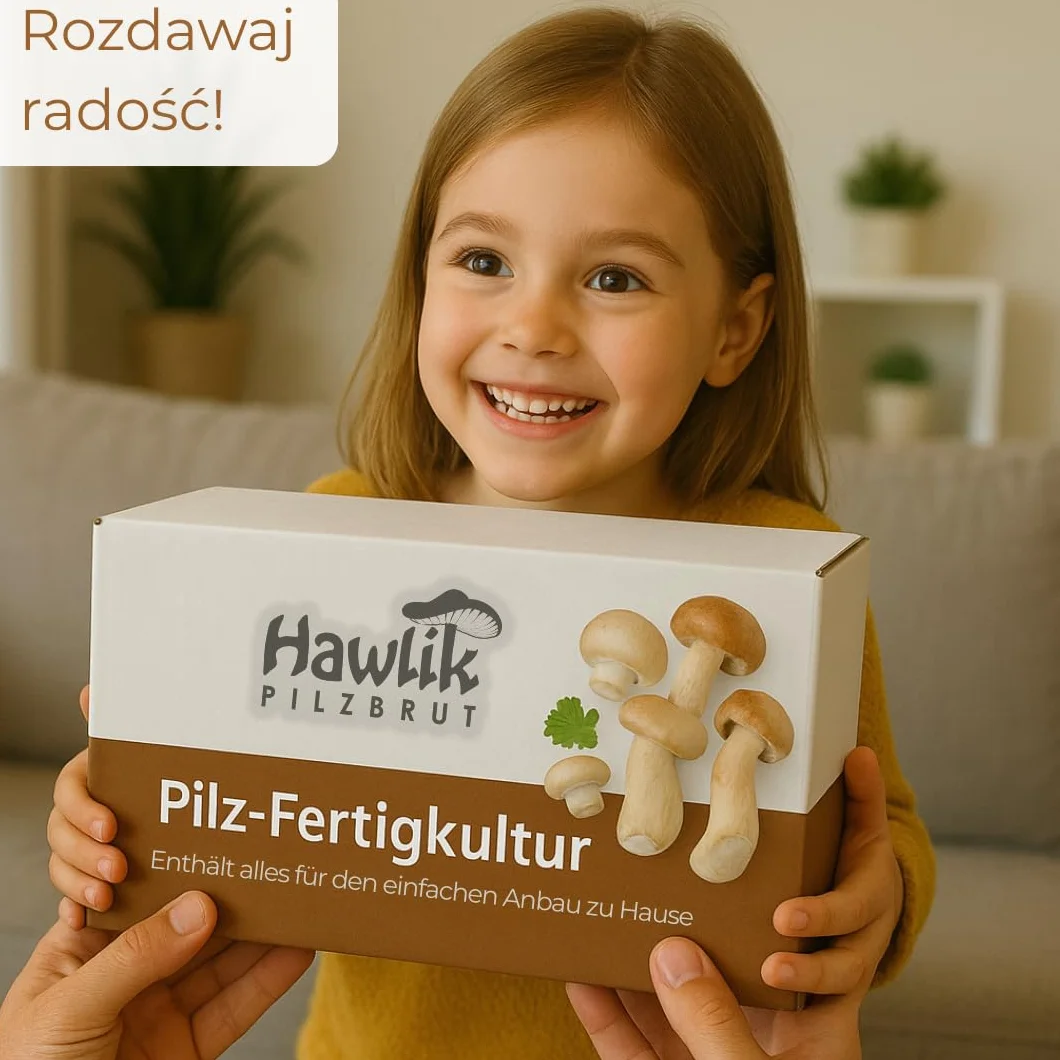 Hawlik Pilzbrut Grzybnia Duży zestaw do uprawy grzybów białych